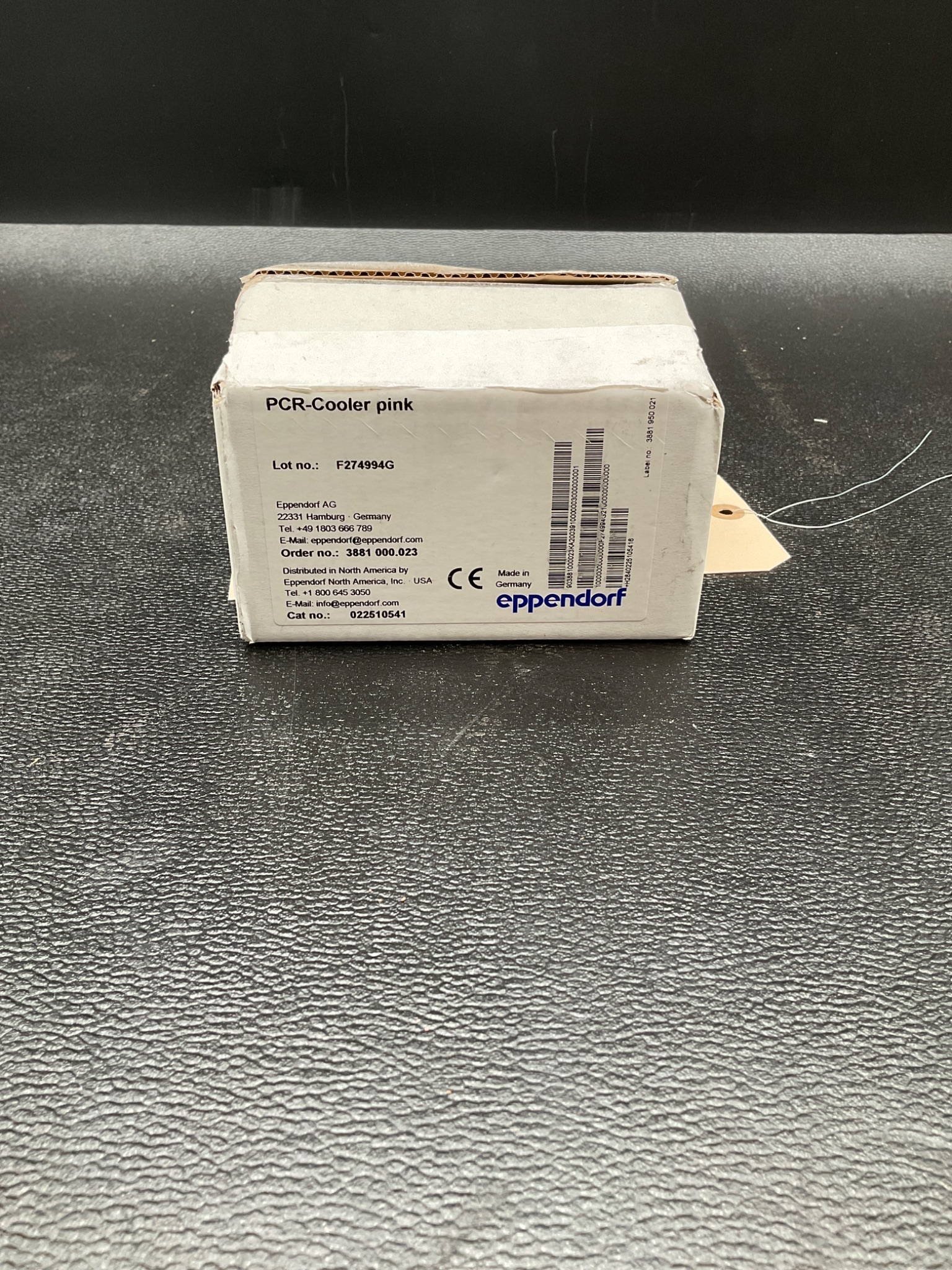 EPPENDORF 022510541 PCR COOLER ICELESS COLD PACK 96-WELL PINK NEW 0