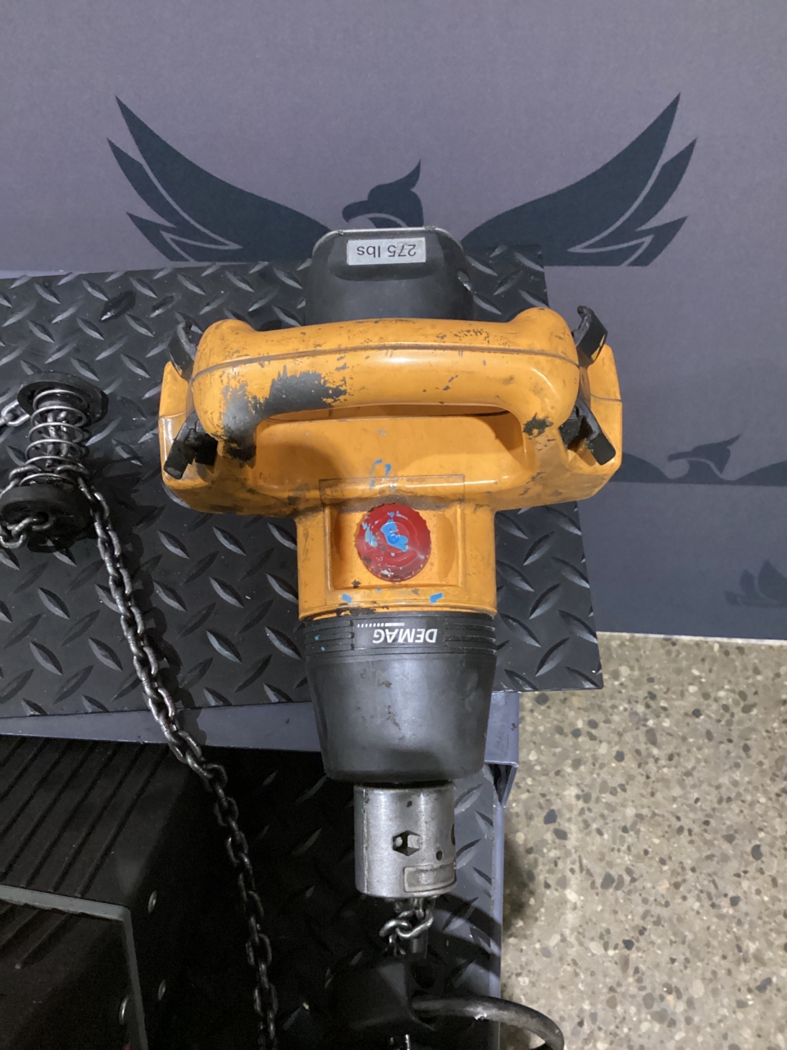 DEMAG DCM-PRO 2-125 ELECTRIC CHAIN HOIST 125KG 4.3M 19.2/4.8FT/MIN USED 3