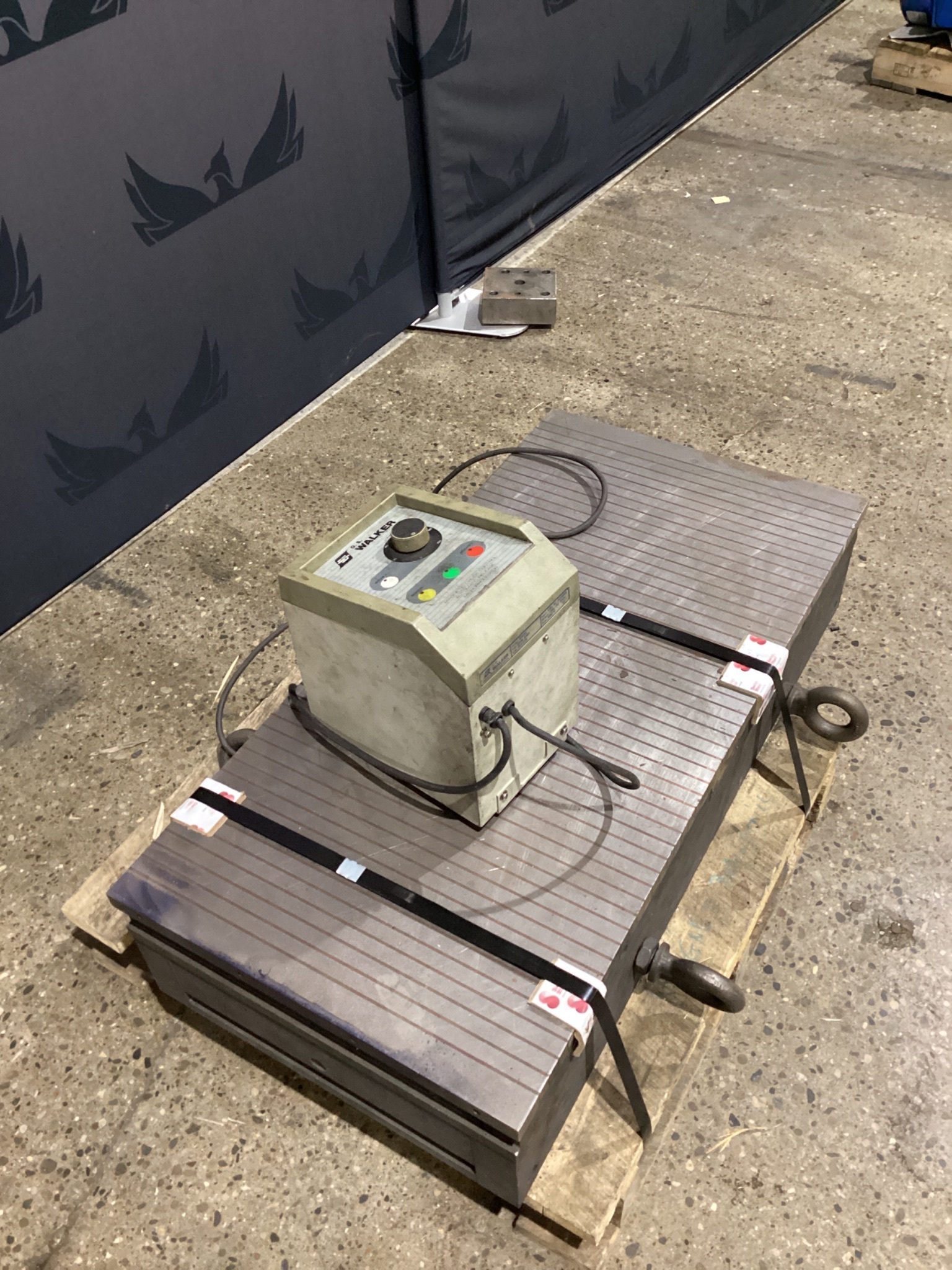CHEVALIER ELC-50100C ELECTRO-MAGNETIC CHUCK 19.7X39.4IN SURFACE GRINDER USED 1