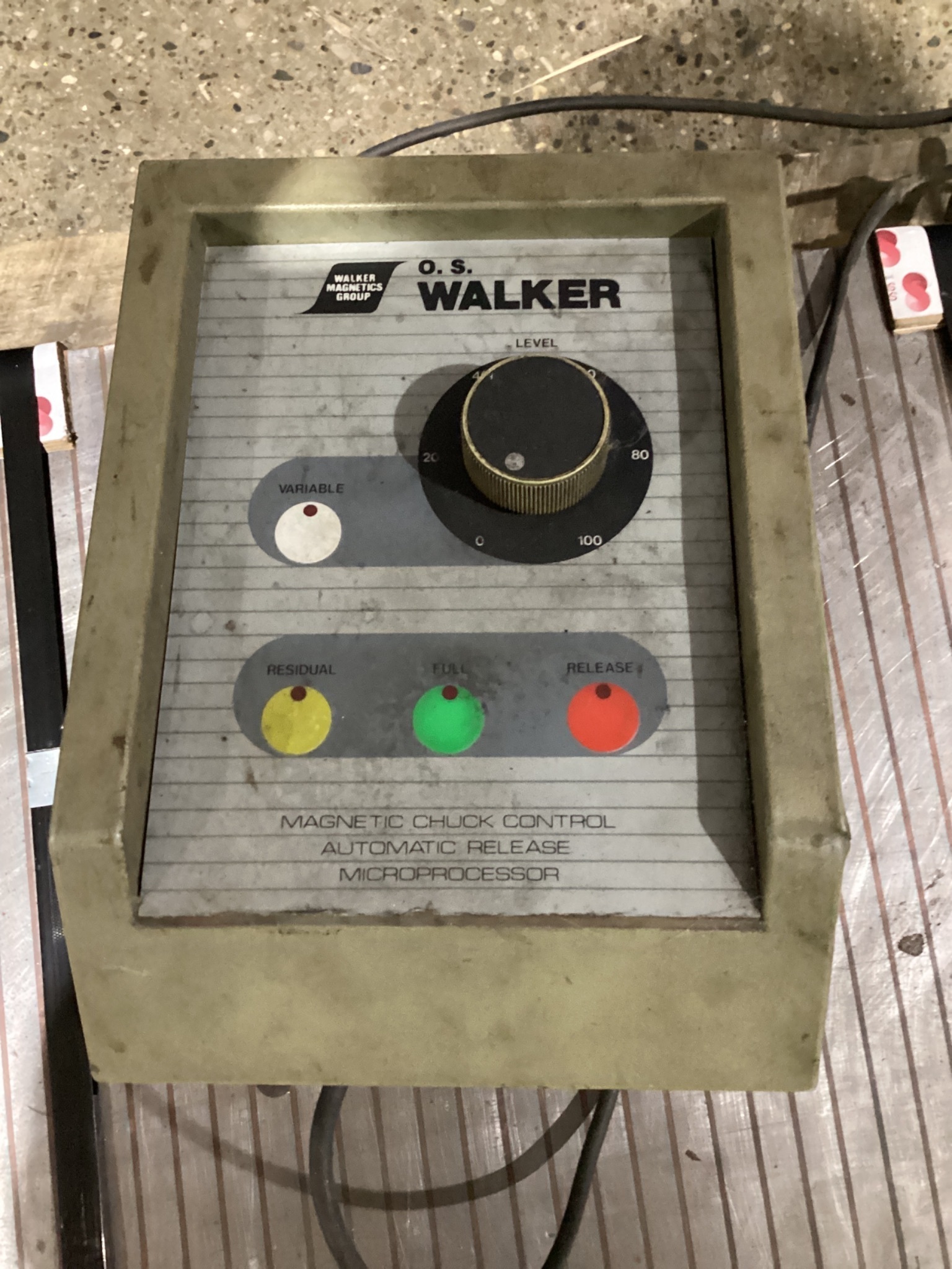 CHEVALIER ELC-50100C ELECTRO-MAGNETIC CHUCK 19.7X39.4IN SURFACE GRINDER USED 4