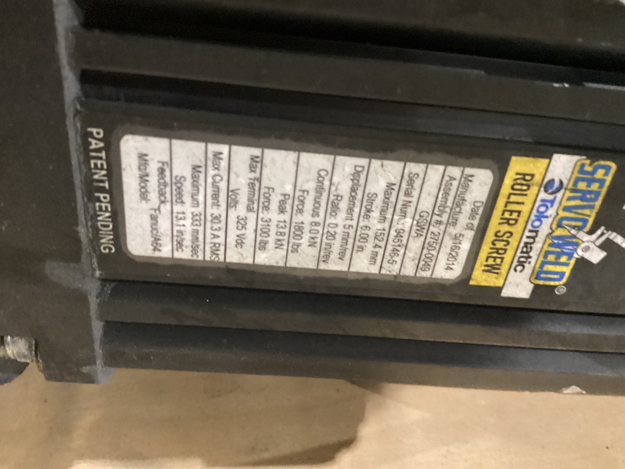 MILCO 665-14003-14 WELD GUNS USED 3