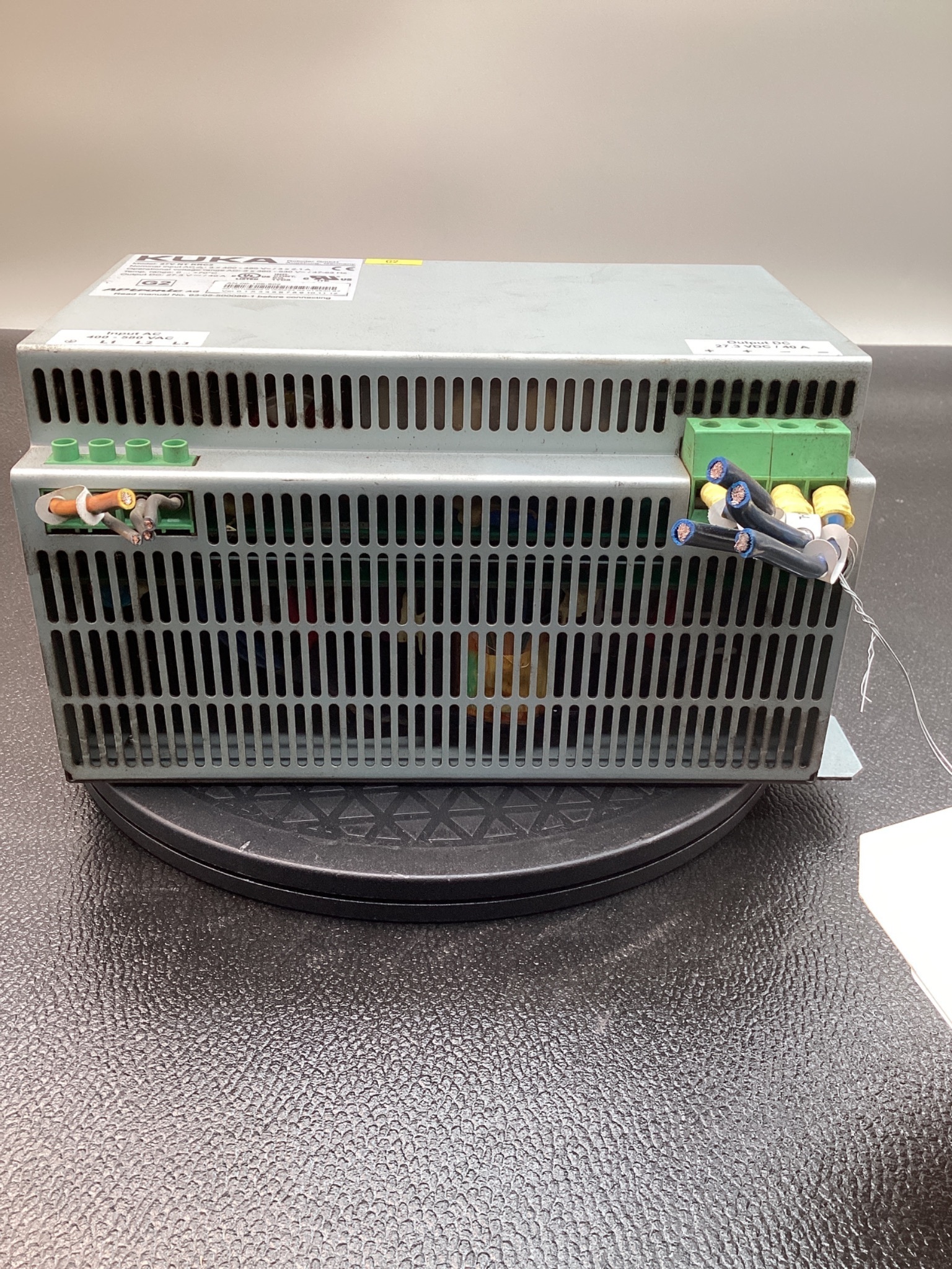 KUKA 27V NT KRC2 POWER SUPPLY 27.3VDC USED 4