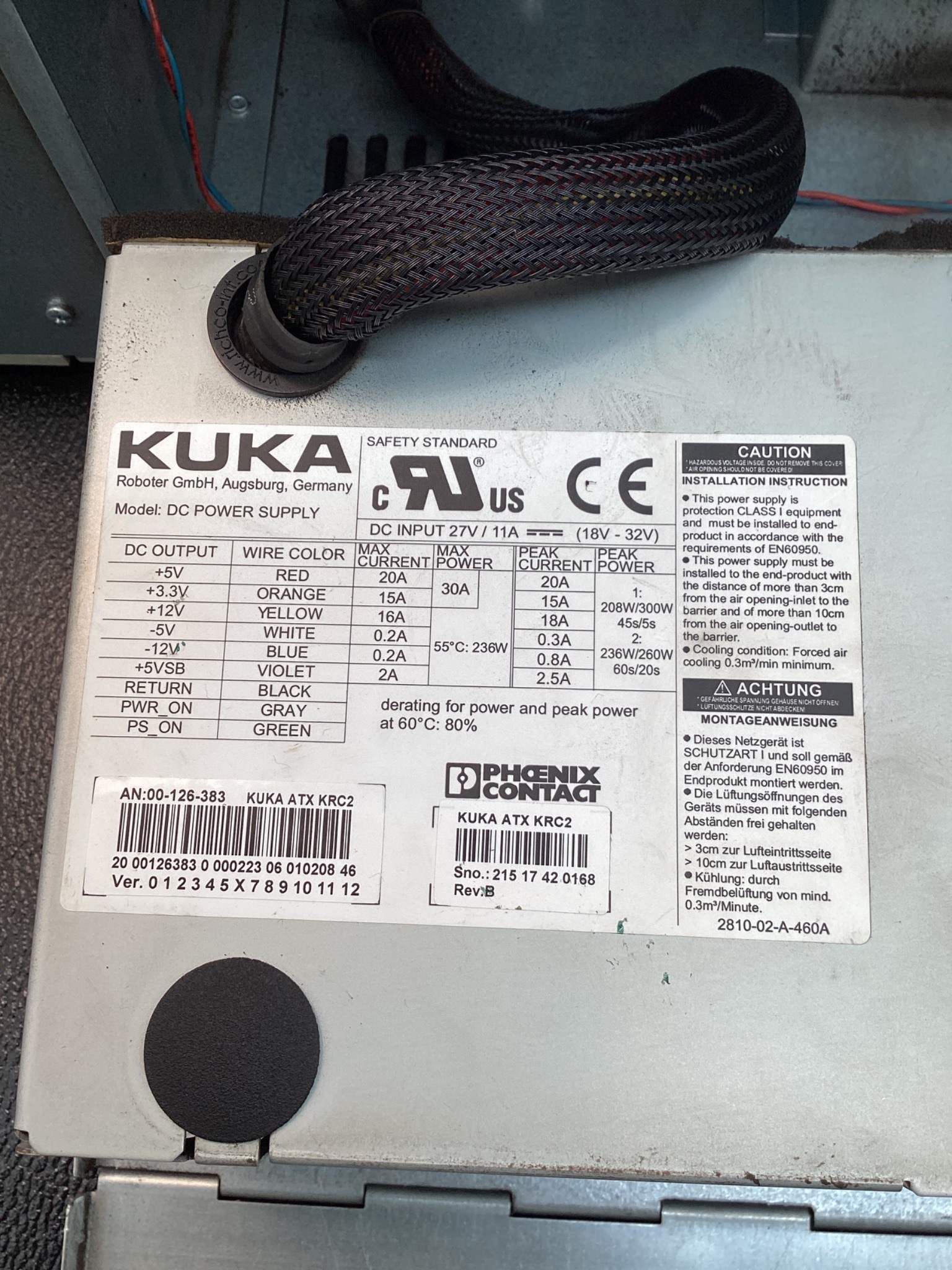 KUKA KPC ED05 133594 ROBOT CONTROLLER 24VDC USED 8