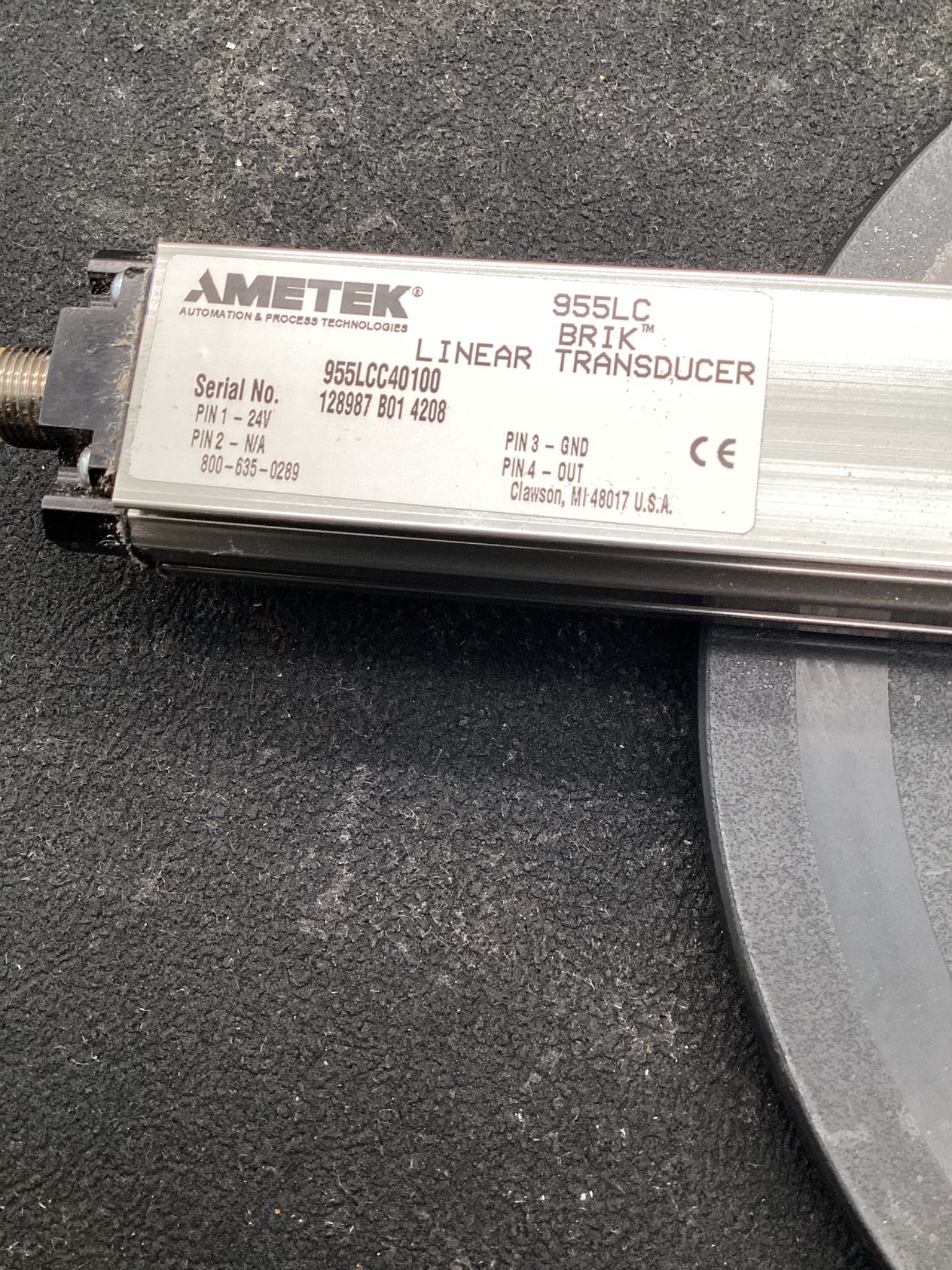 AMETEK 955LCC40100 SENSORS USED 2