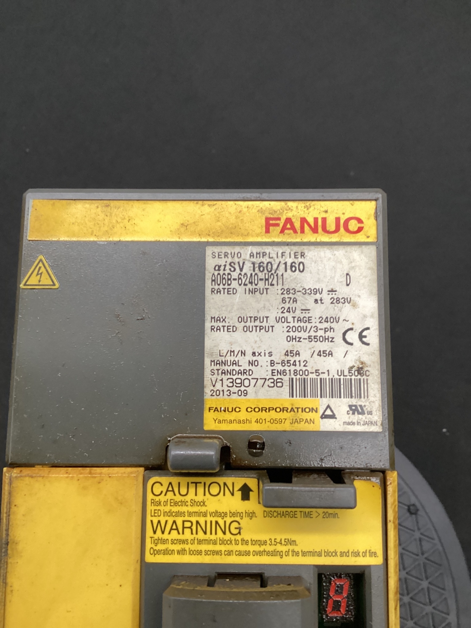 FANUC A06B-6240-H211 SERVO DRIVE ALPHA I SERIES USED 3