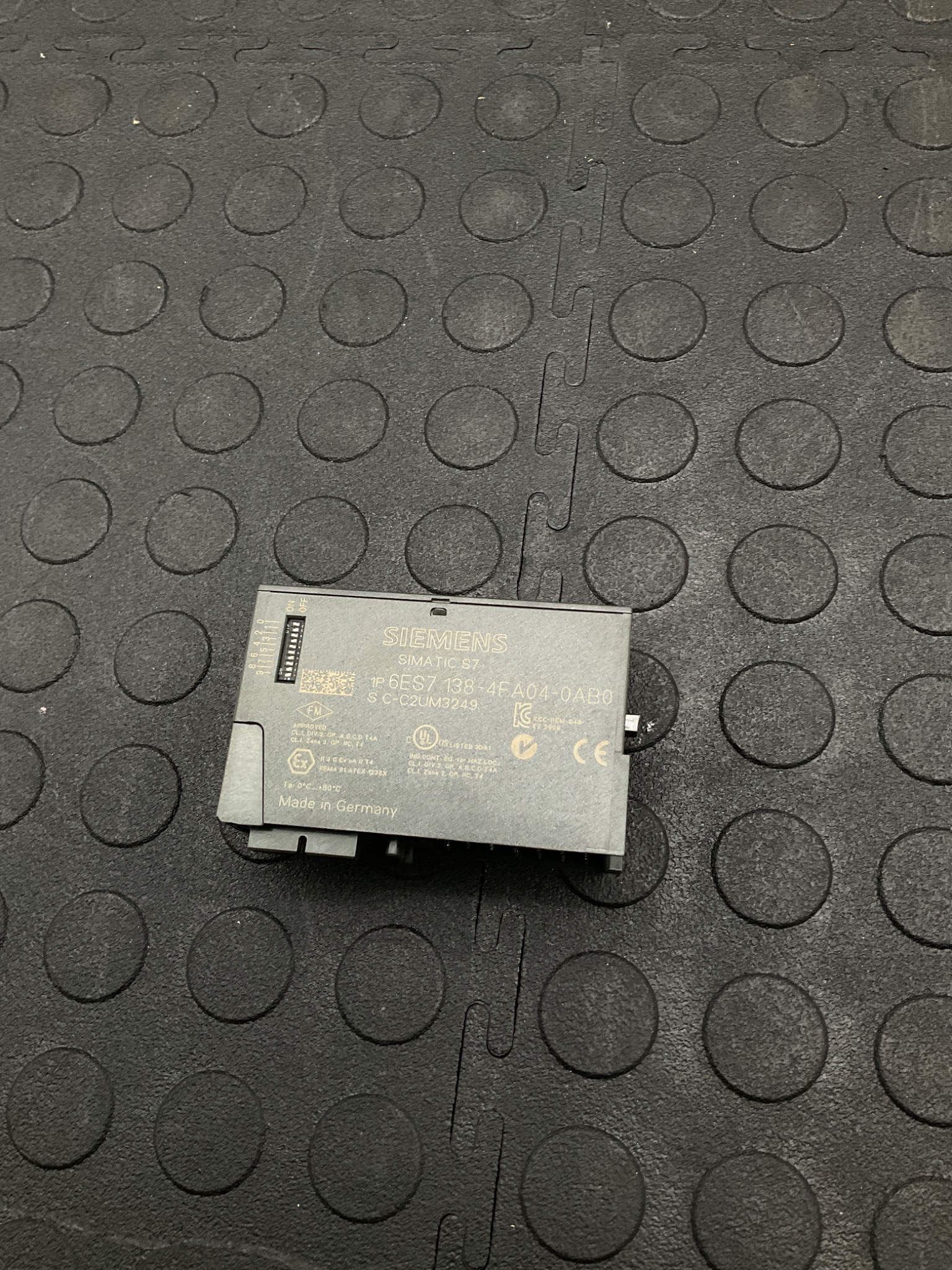 SIEMENS 6ES7 138-4FA04-0AB0 ET200S PROFIsafe F-DI Module USED 1