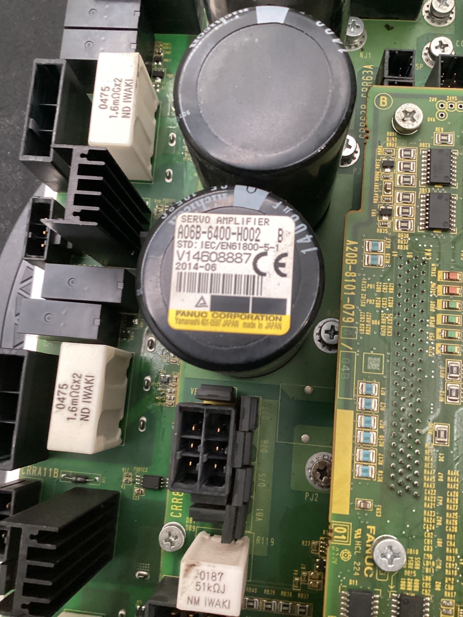 FANUC A06B-6400-H002 SERVO AMPLIFIER ALPHA i-B USED 2