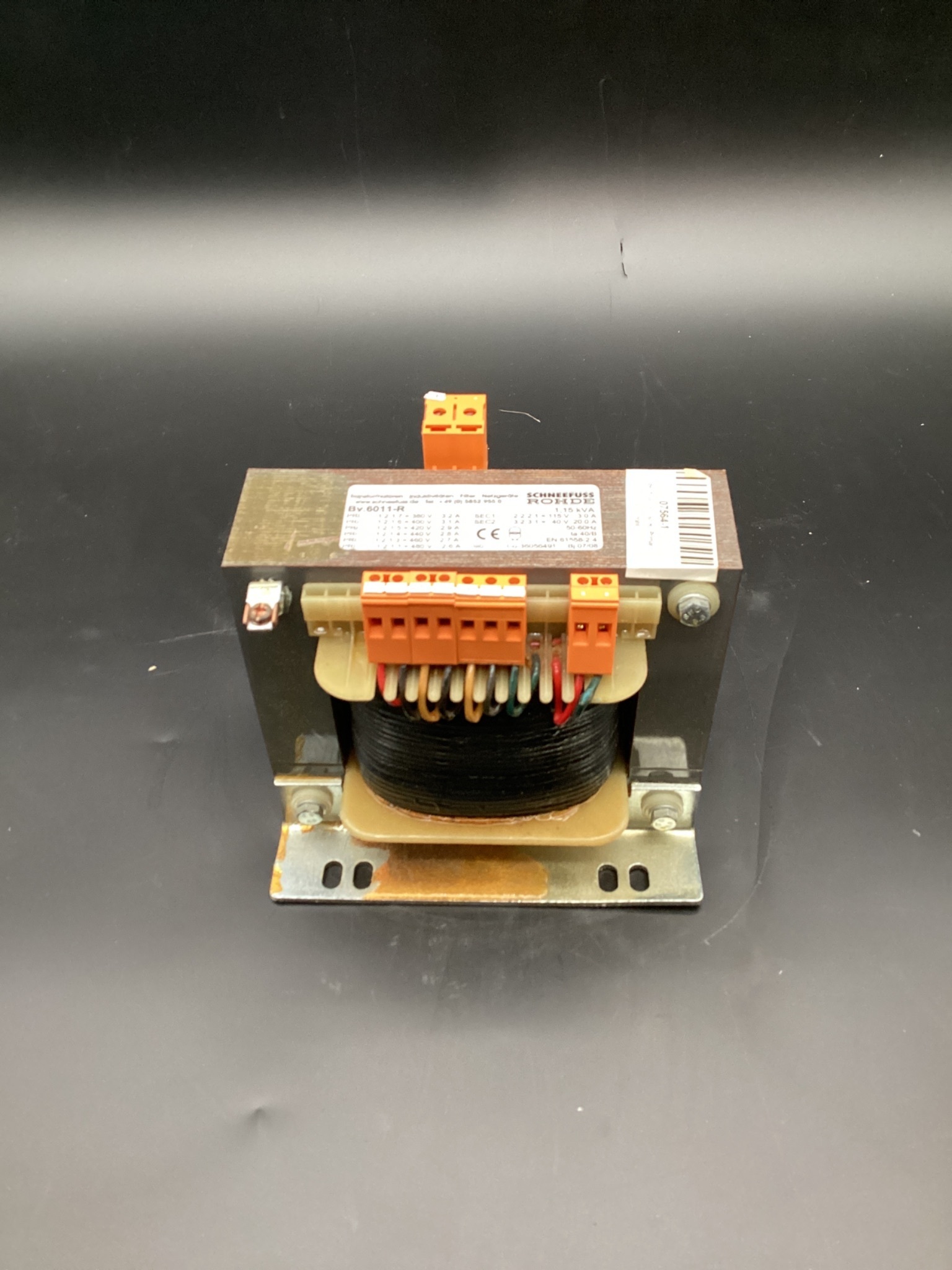 SCHNEEFUSS ROHDE BV.6011-R GENERAL PURPOSE TRANSFORMER USED 0