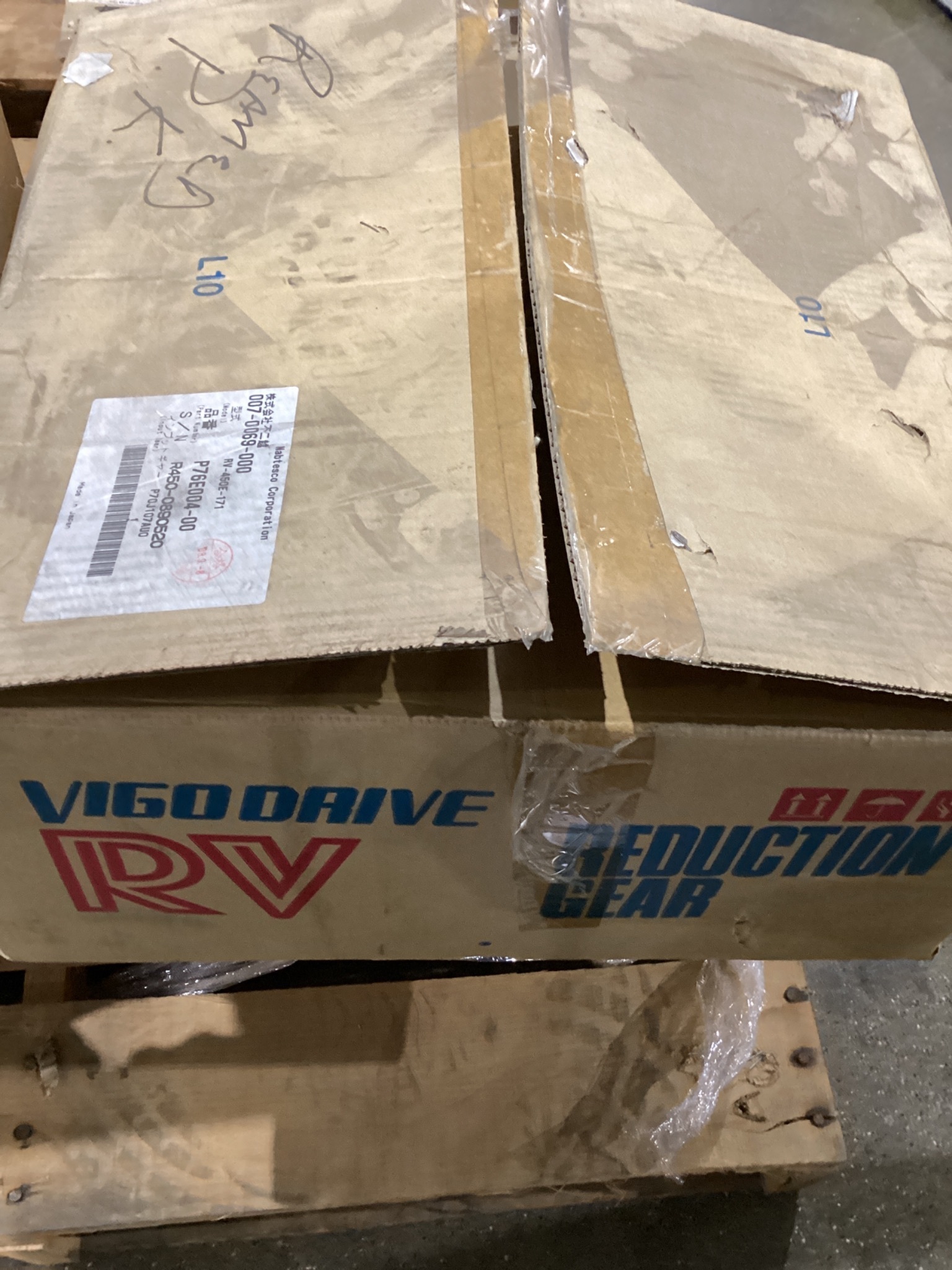NACHI RV-450E-171 GEARMOTORS NEW 0