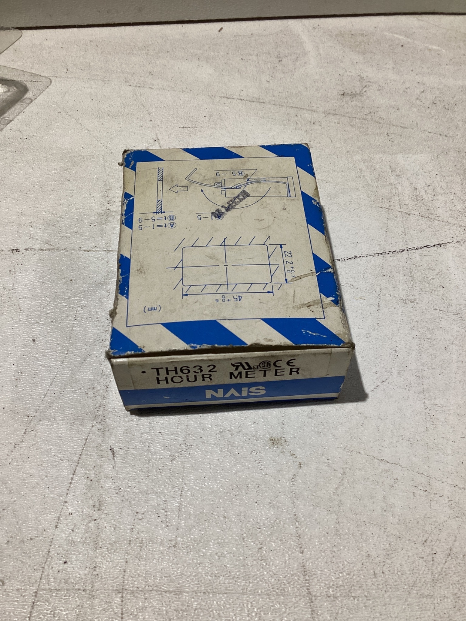 NAIS HOUR METER TH632 NEW 0