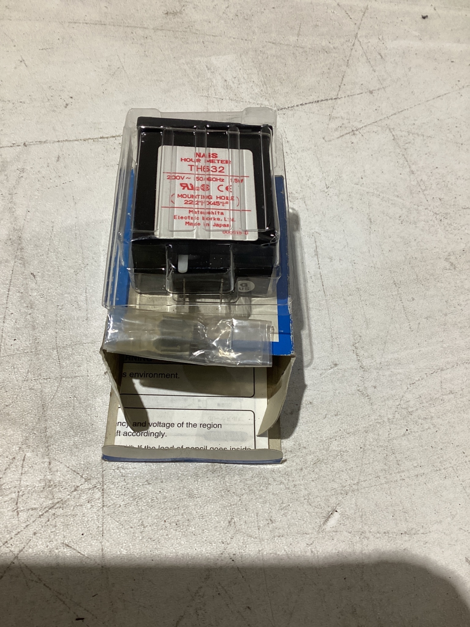 NAIS HOUR METER TH632 NEW 3