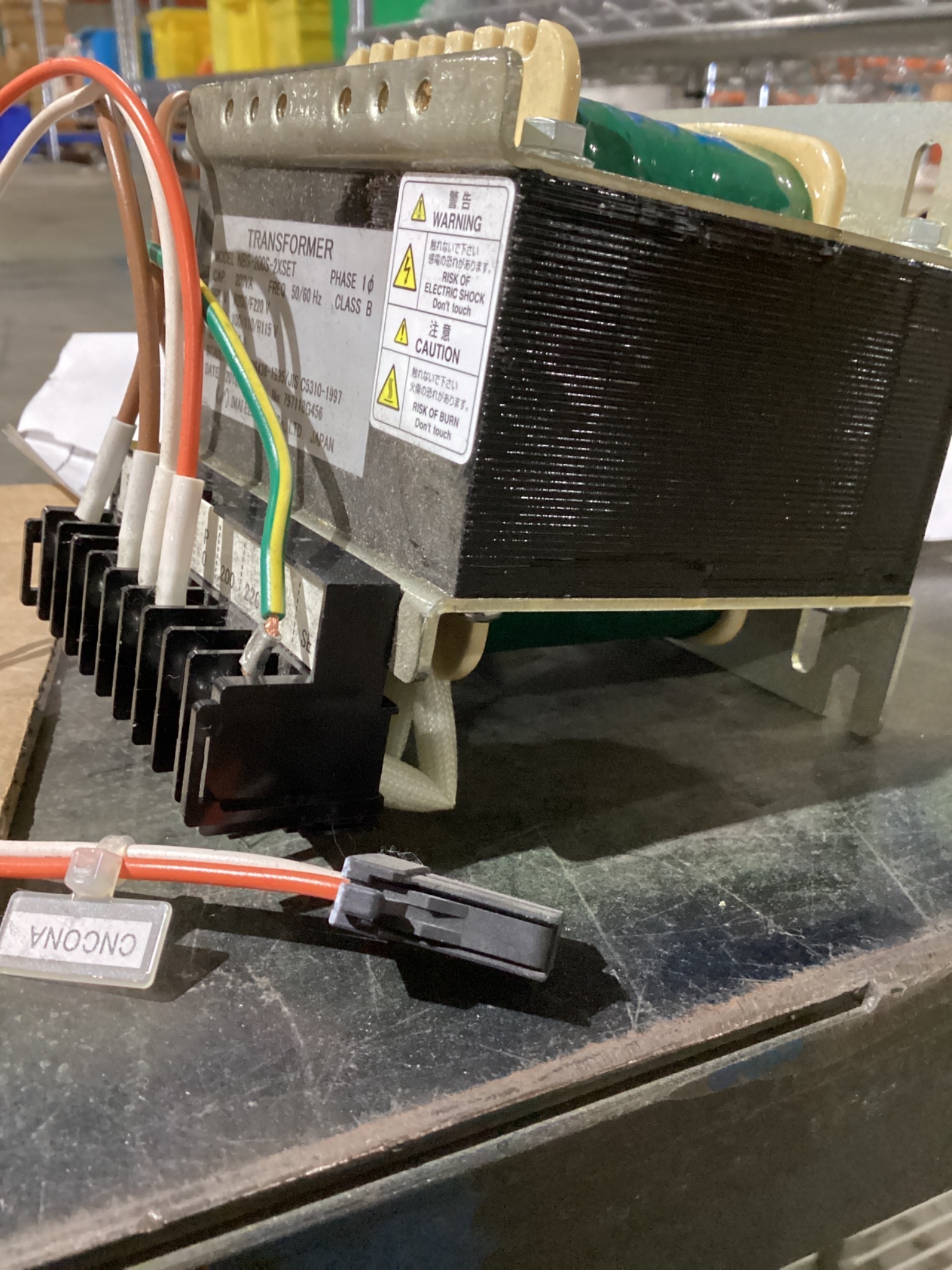 IMAI ELECTRIC SMALL TRANSFORMER NBS-200S-2XSET USED 2