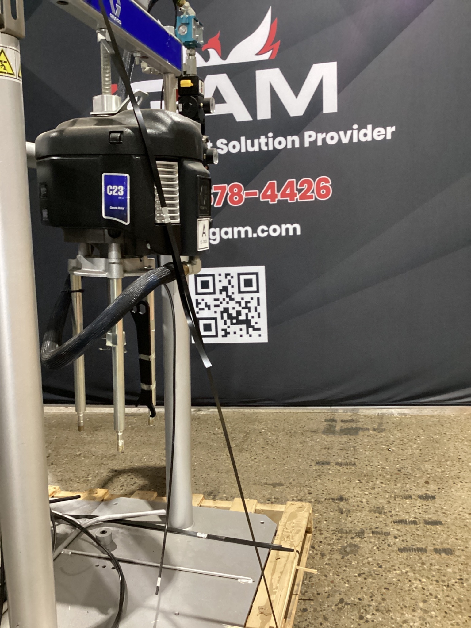 GRACO TC257J Check‑Mate Tandem Supply Pump 23:1 for 50 Gal Drum USED 1