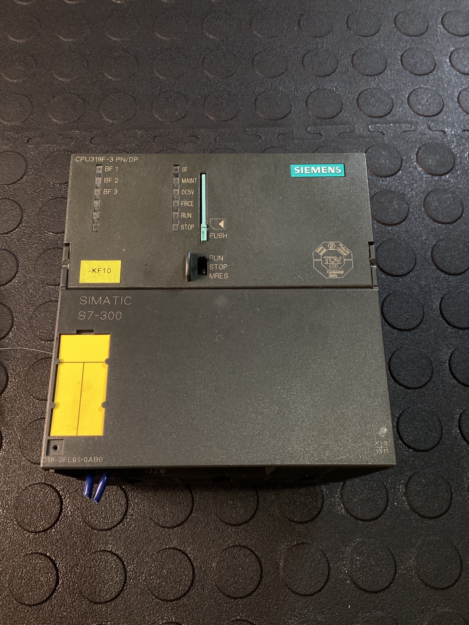 SIEMENS 6ES7 318-3FL01-0AB0 Simatic S7-300 CPU Module USED 0