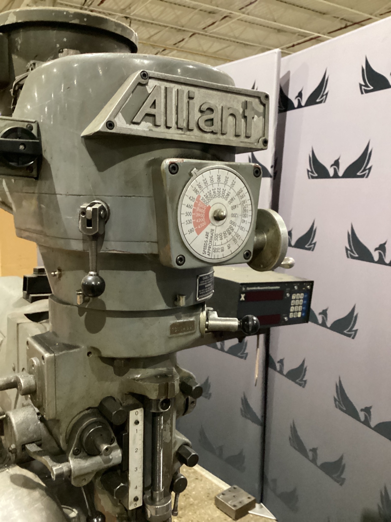 ALLIANT 42VC VERTICAL MILLS USED 4