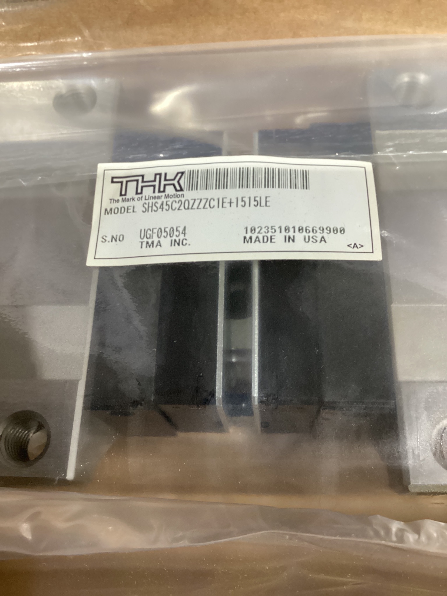 THK SHS45C2QZZZC1E+1515LE LINEAR BEARINGS NEW 2