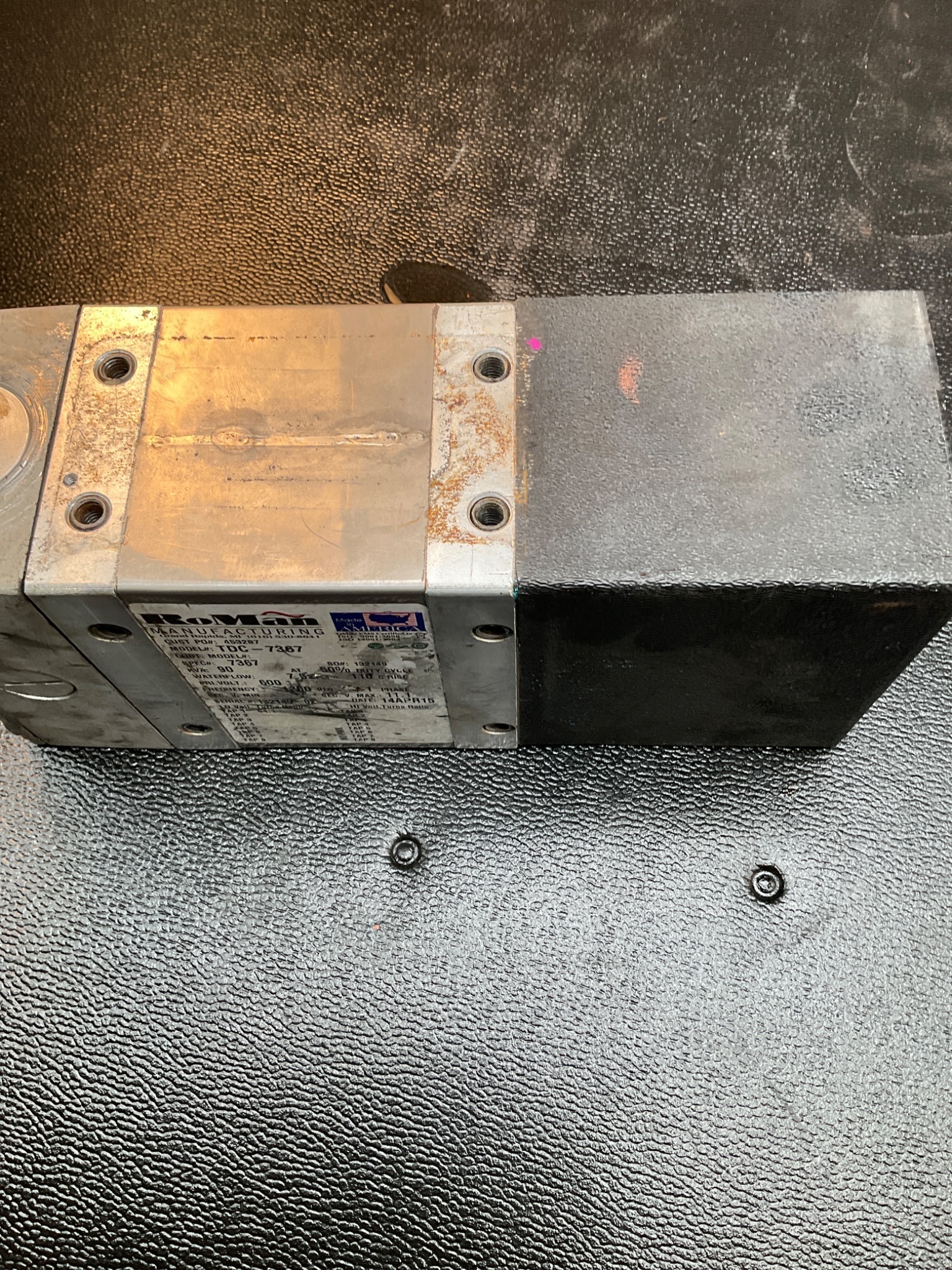 ROMAN MANUFACTURING TDC-7367 MFDC INVERTER POWER SUPPLY USED 2