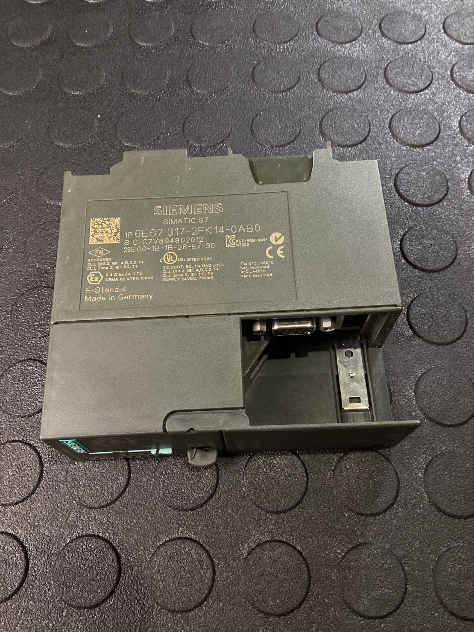 SIEMENS 6ES7 317-2FK14-0AB0 SIMATIC S7 PN/DP CPU USED 1