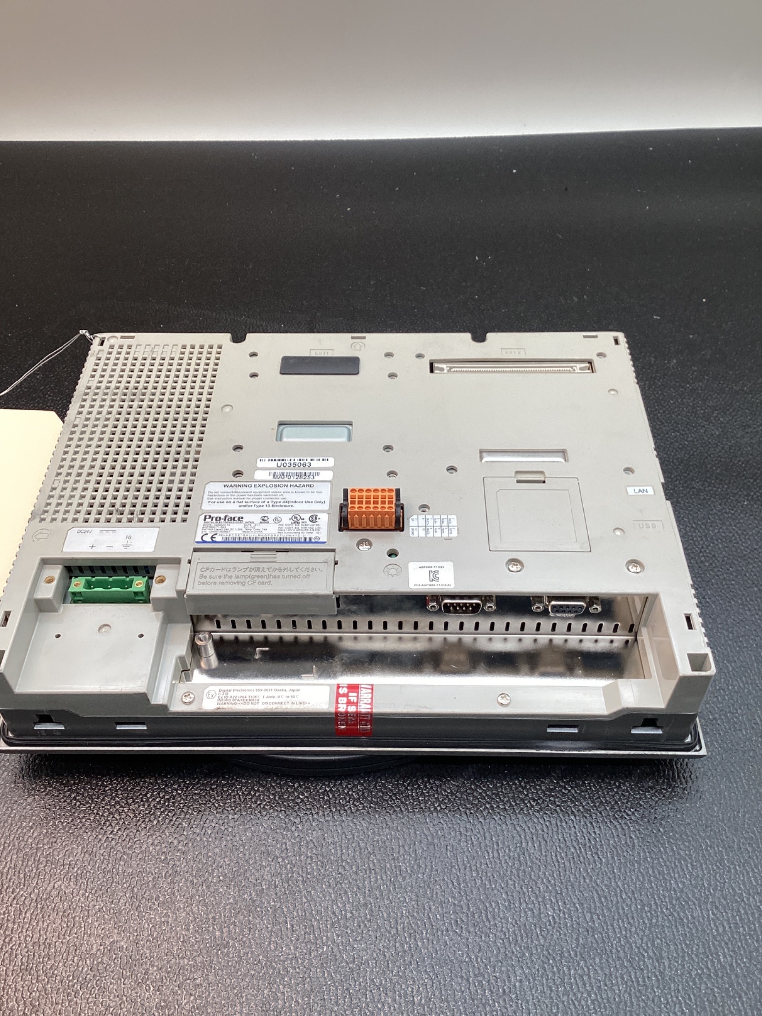 PRO-FACE AGP3600-T1-D24 12.1IN HMI TOUCHSCREEN PANEL 24VDC USED 4