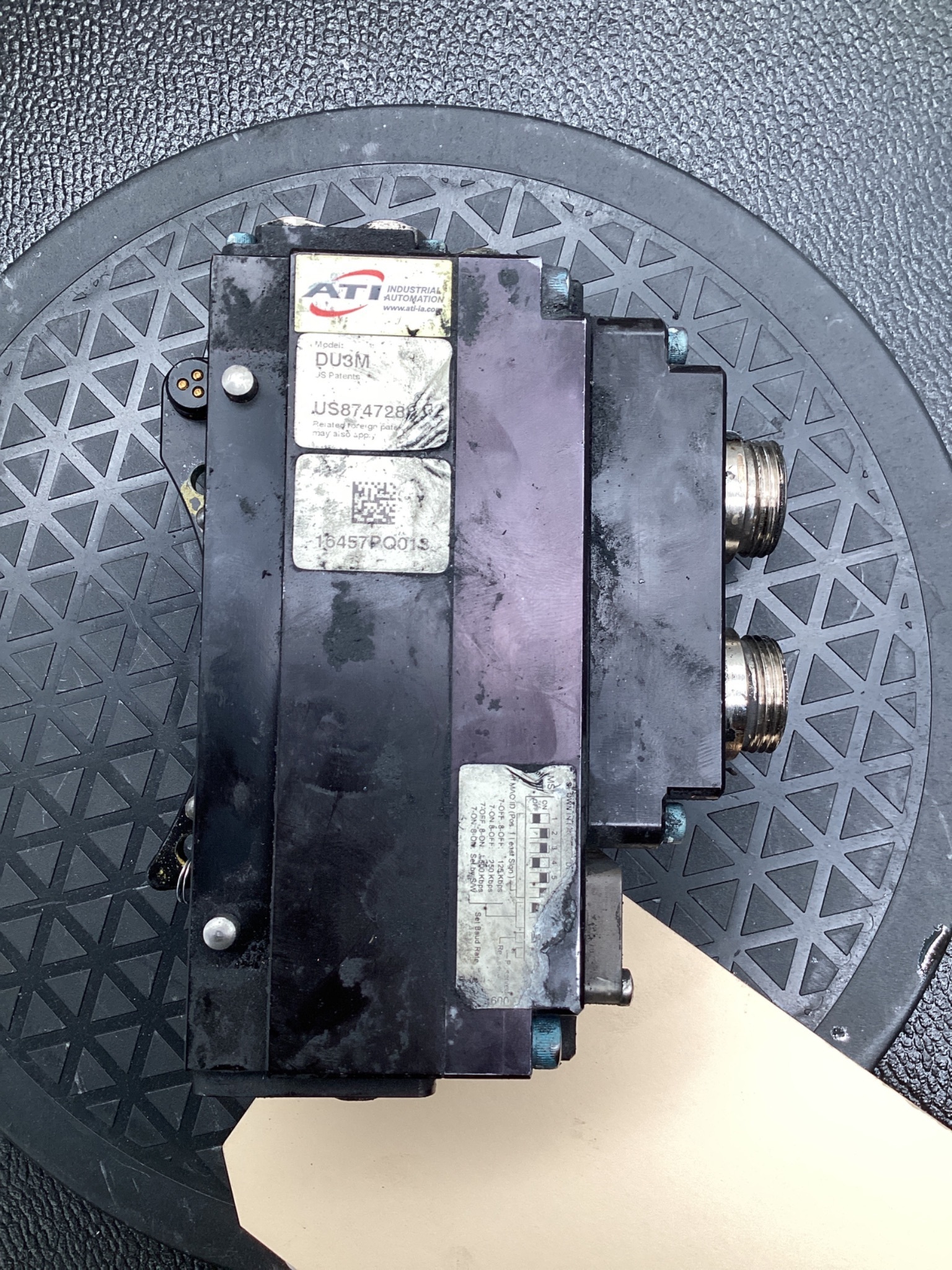 ATI DU3M DEVICENET MASTER MODULE TOOL CHANGER ROBOTIC INTERFACE USED 5
