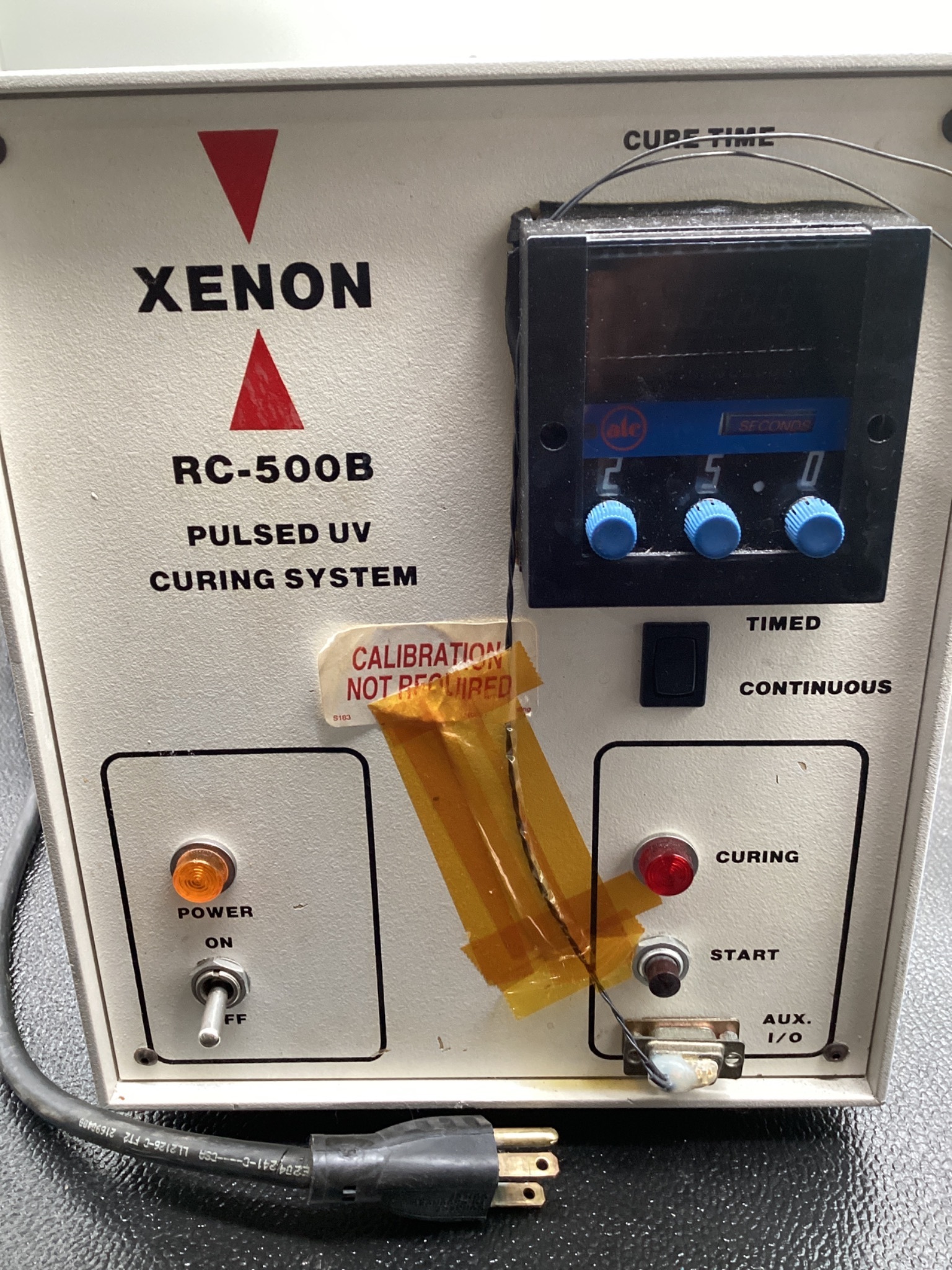 XENON RC-500-B PULSED UV CURING SYSTEM USED 4