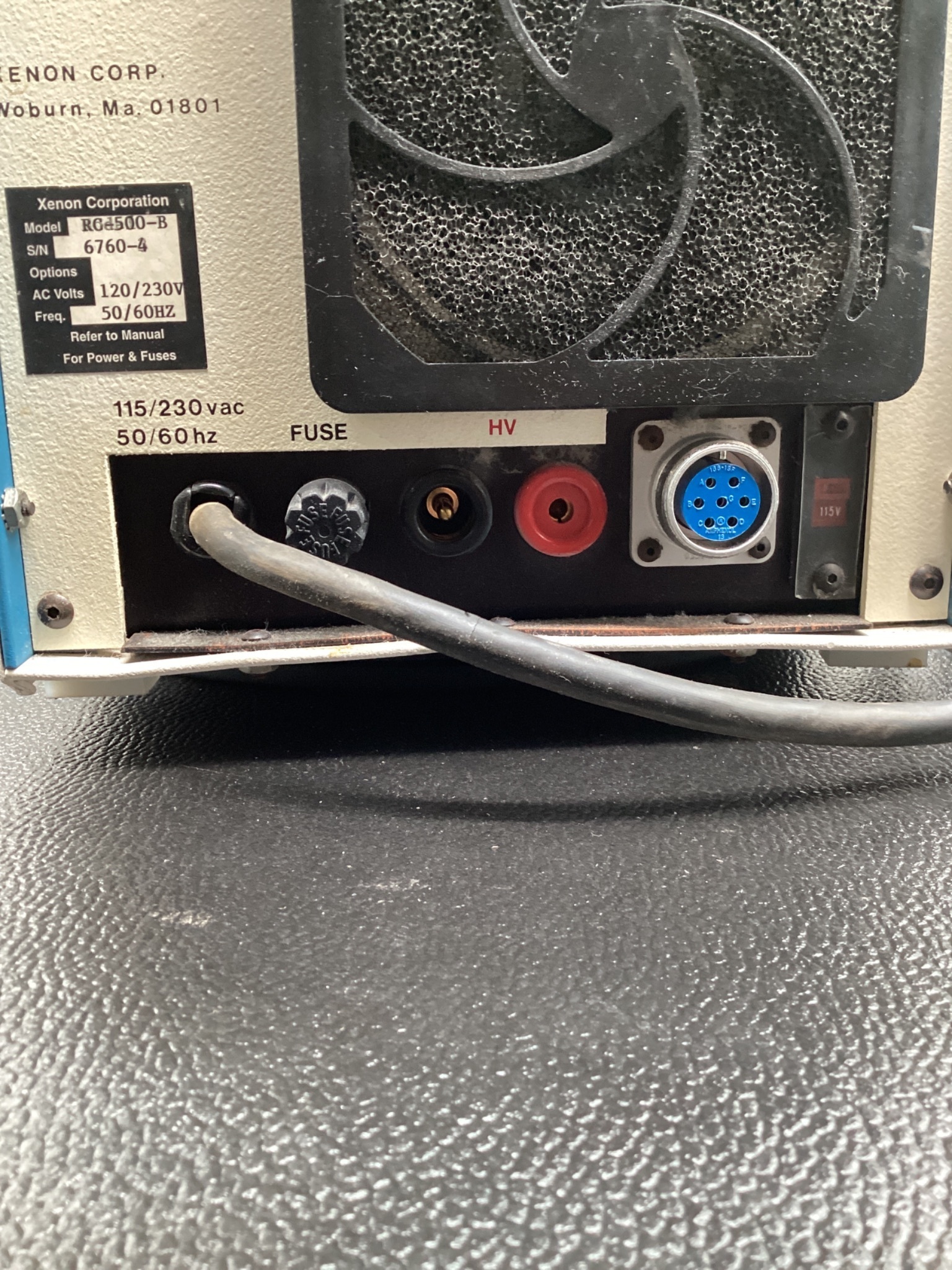 XENON RC-500-B PULSED UV CURING SYSTEM USED 5