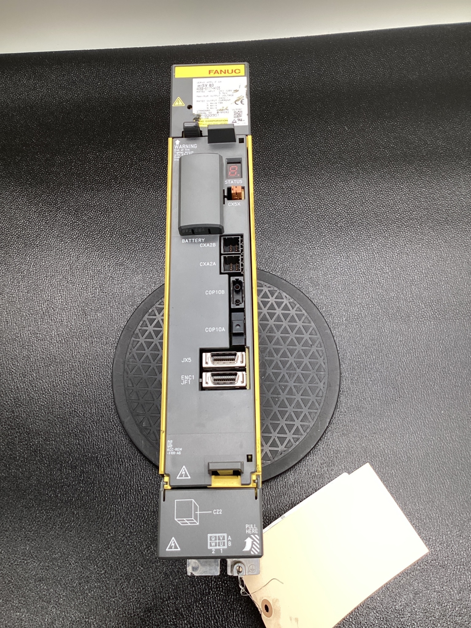 FANUC A06B-6117-H105 aiSV 80 SERVO AMPLIFIER MODULE USED 4