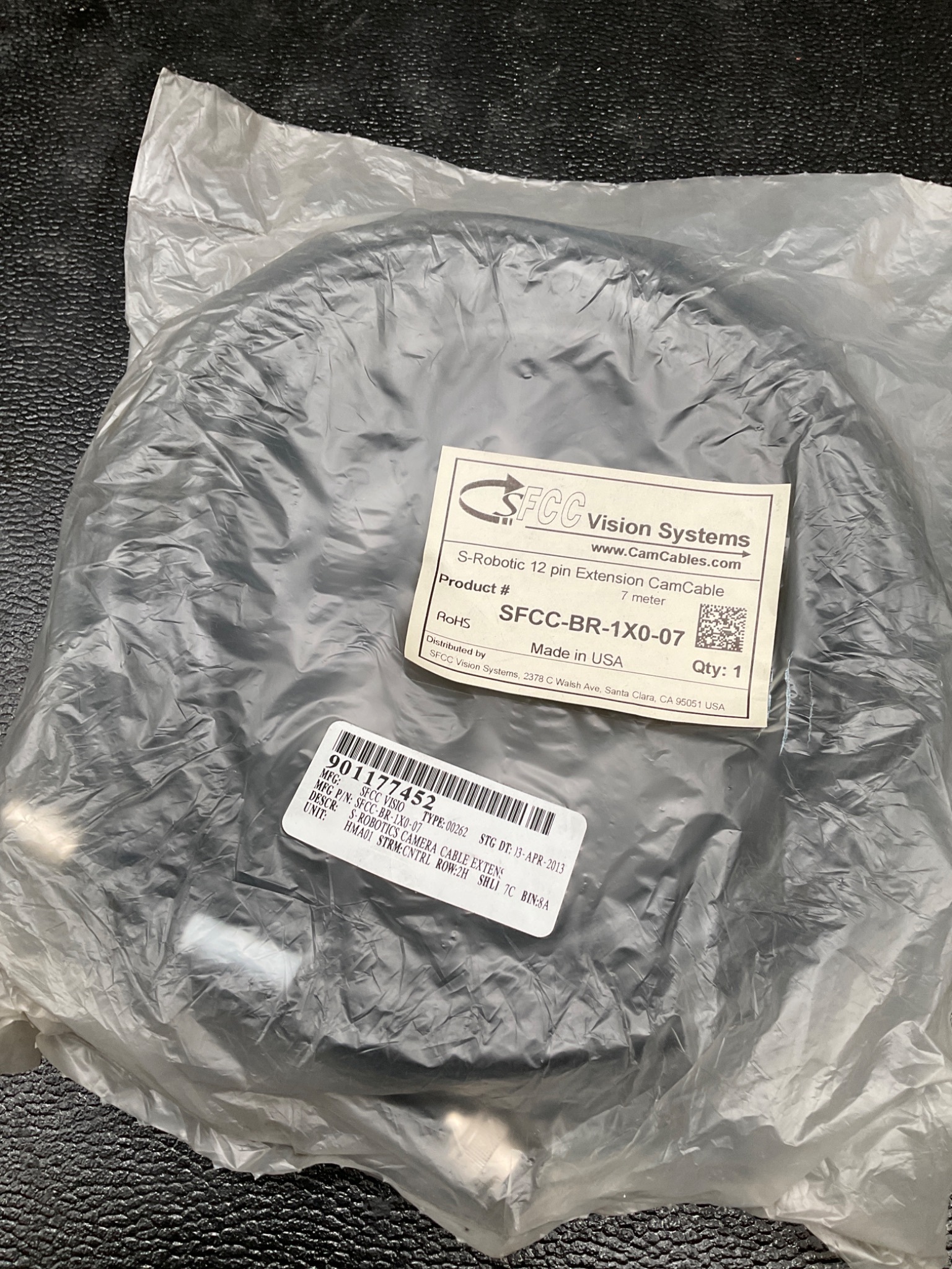 SFCC VISIO SFCC-BR-1X0-07 12-Pin CamCable 7m NEW 0