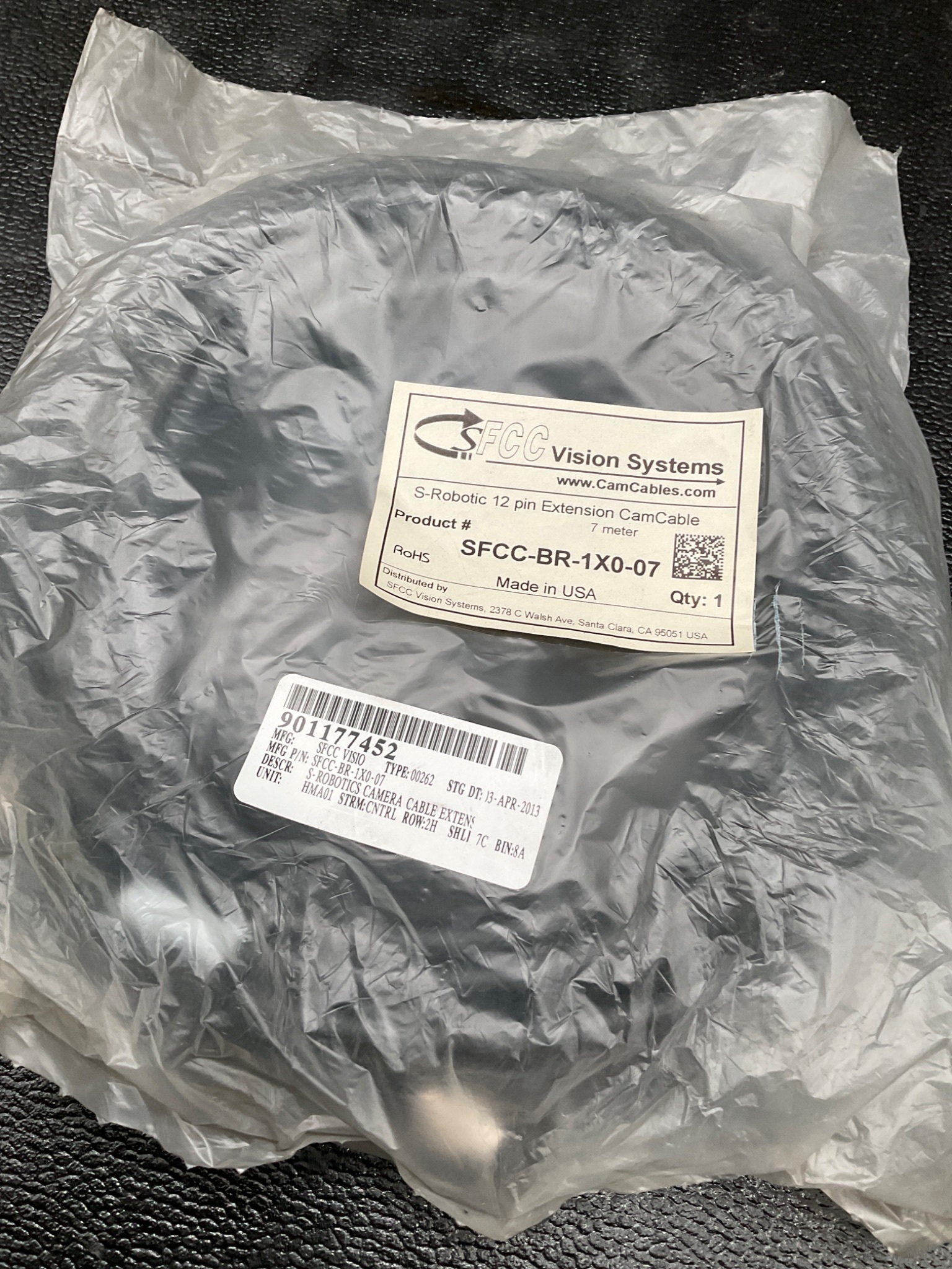 SFCC VISIO SFCC-BR-1X0-07 12-Pin CamCable 7m NEW 1