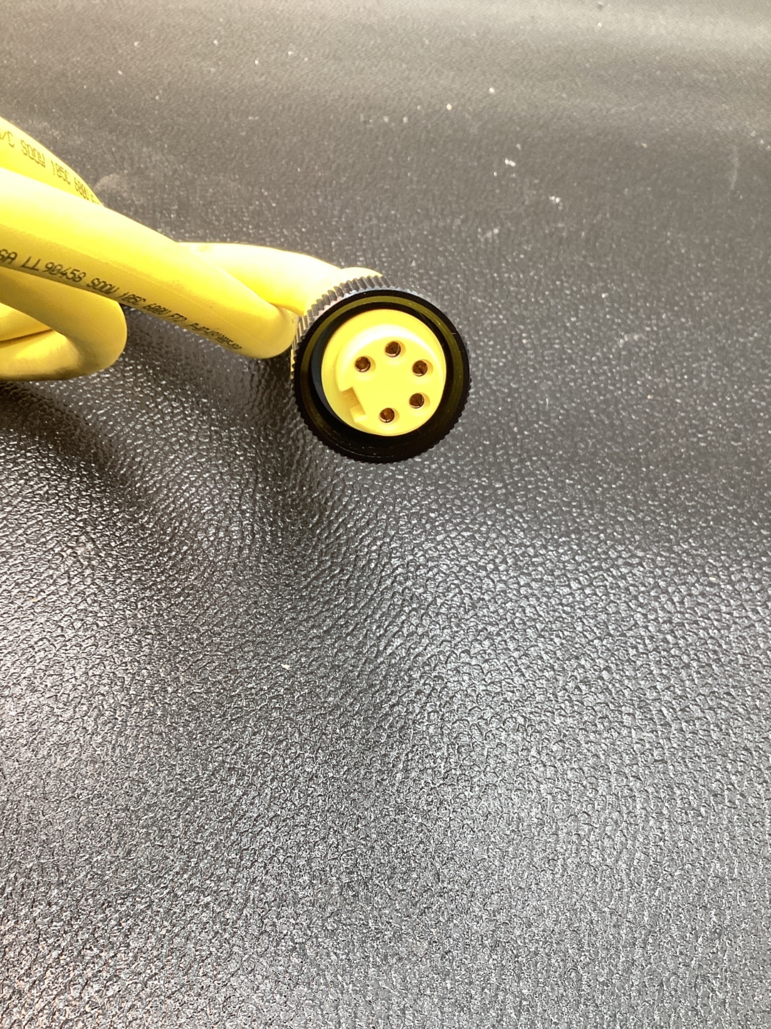 BRAD CONNECTIVITY 1300061312 MINI-CHANGE 5-PIN FEMALE CORDSET 6FT USED 1