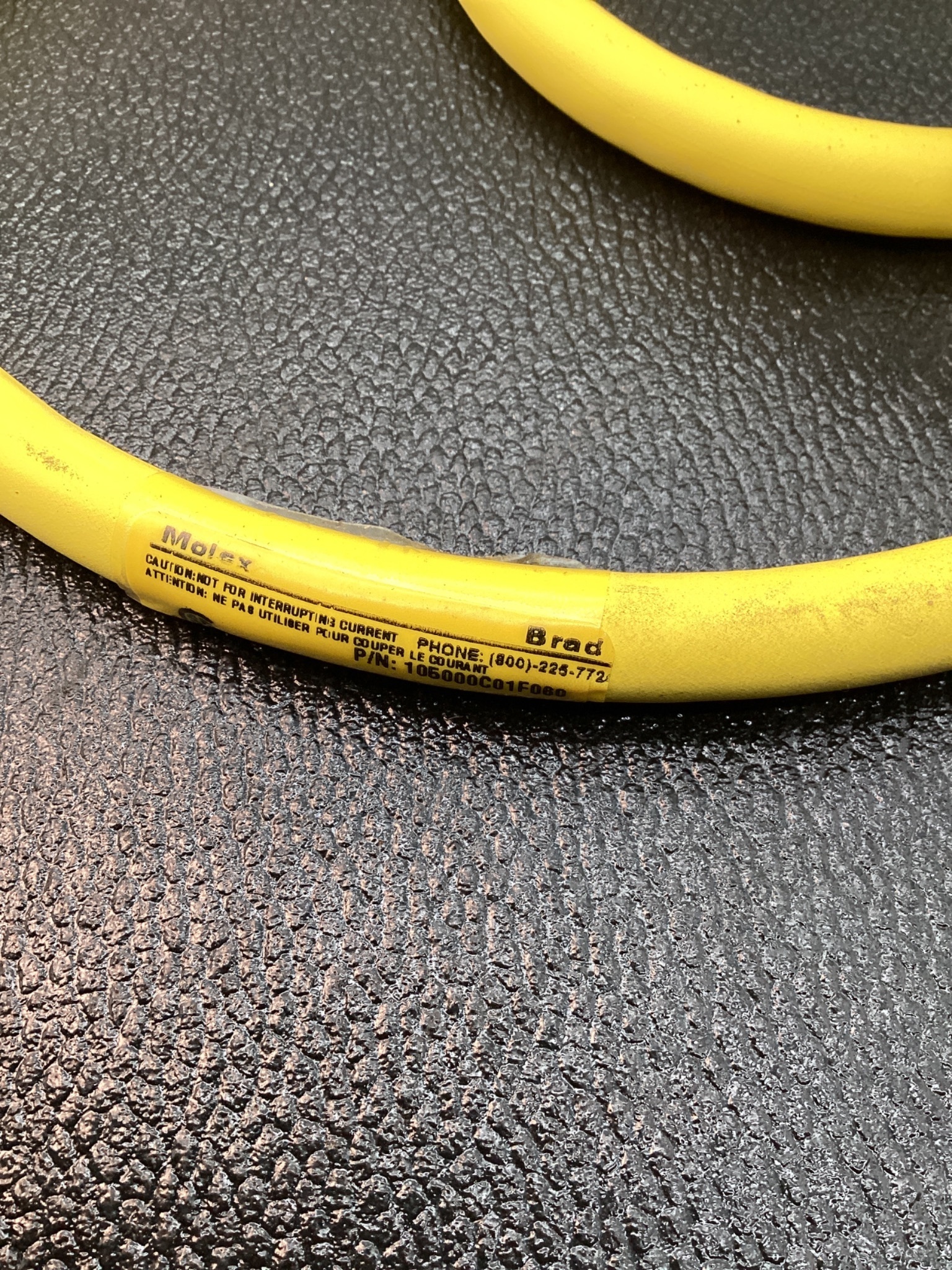 BRAD CONNECTIVITY 1300061312 MINI-CHANGE 5-PIN FEMALE CORDSET 6FT USED 4