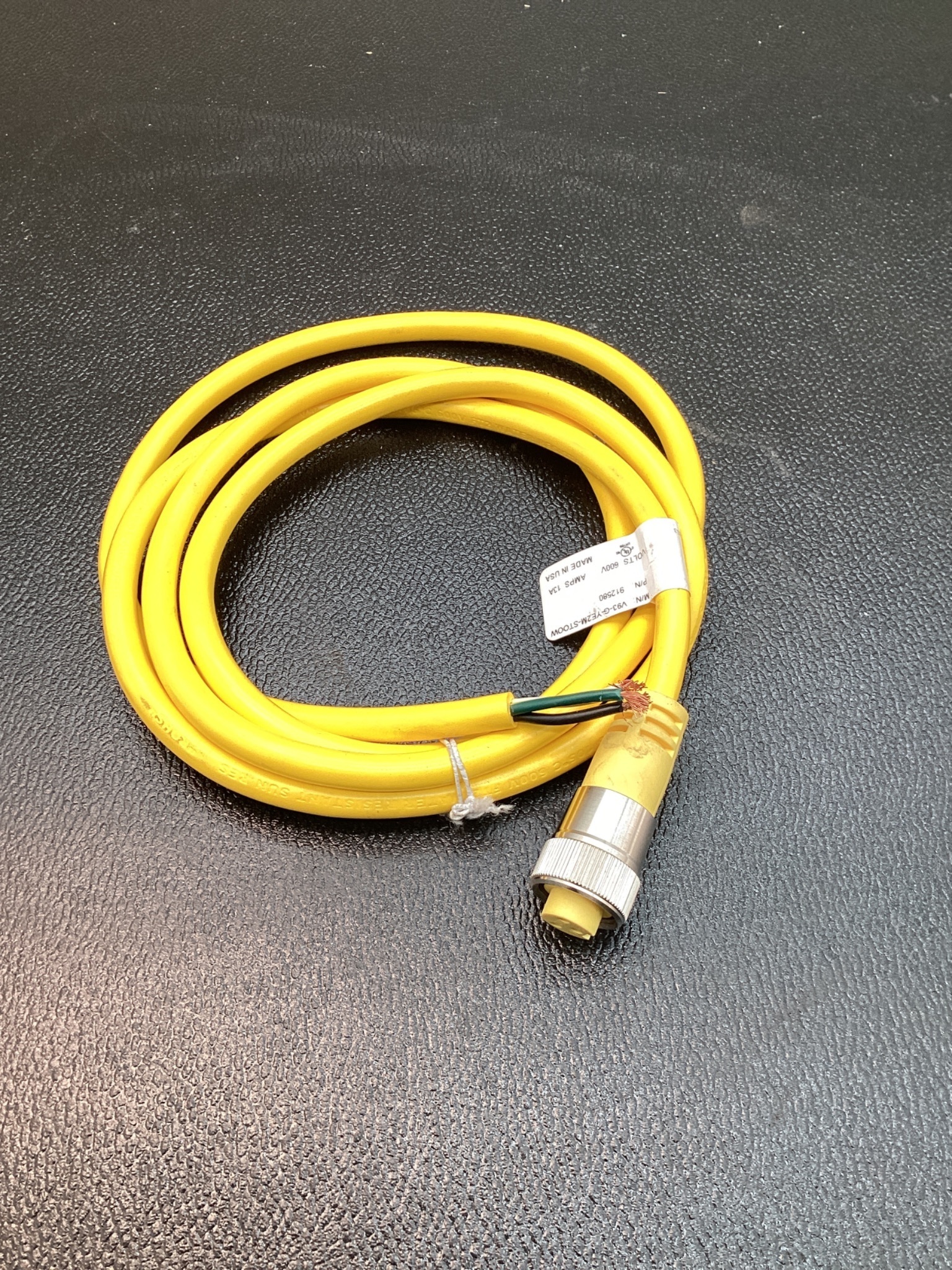 PEPPERL+FUCHS 912580 FEMALE CORDSET 7/8IN 3-PIN STOOW USED 1