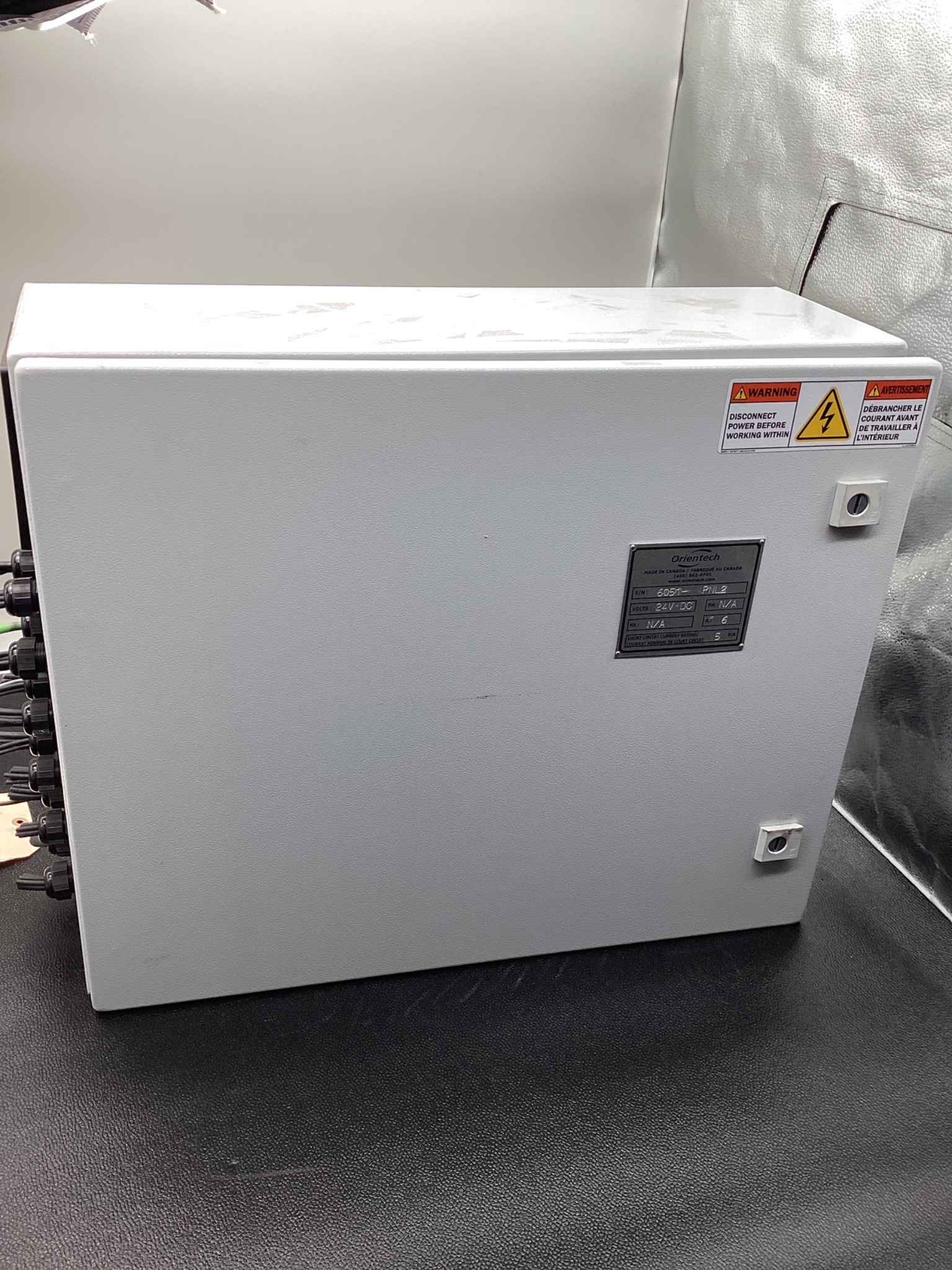 ORIONTECH WM 8017544 WALL-MOUNT ENCLOSURE NEMA 4/IP66 USED 0