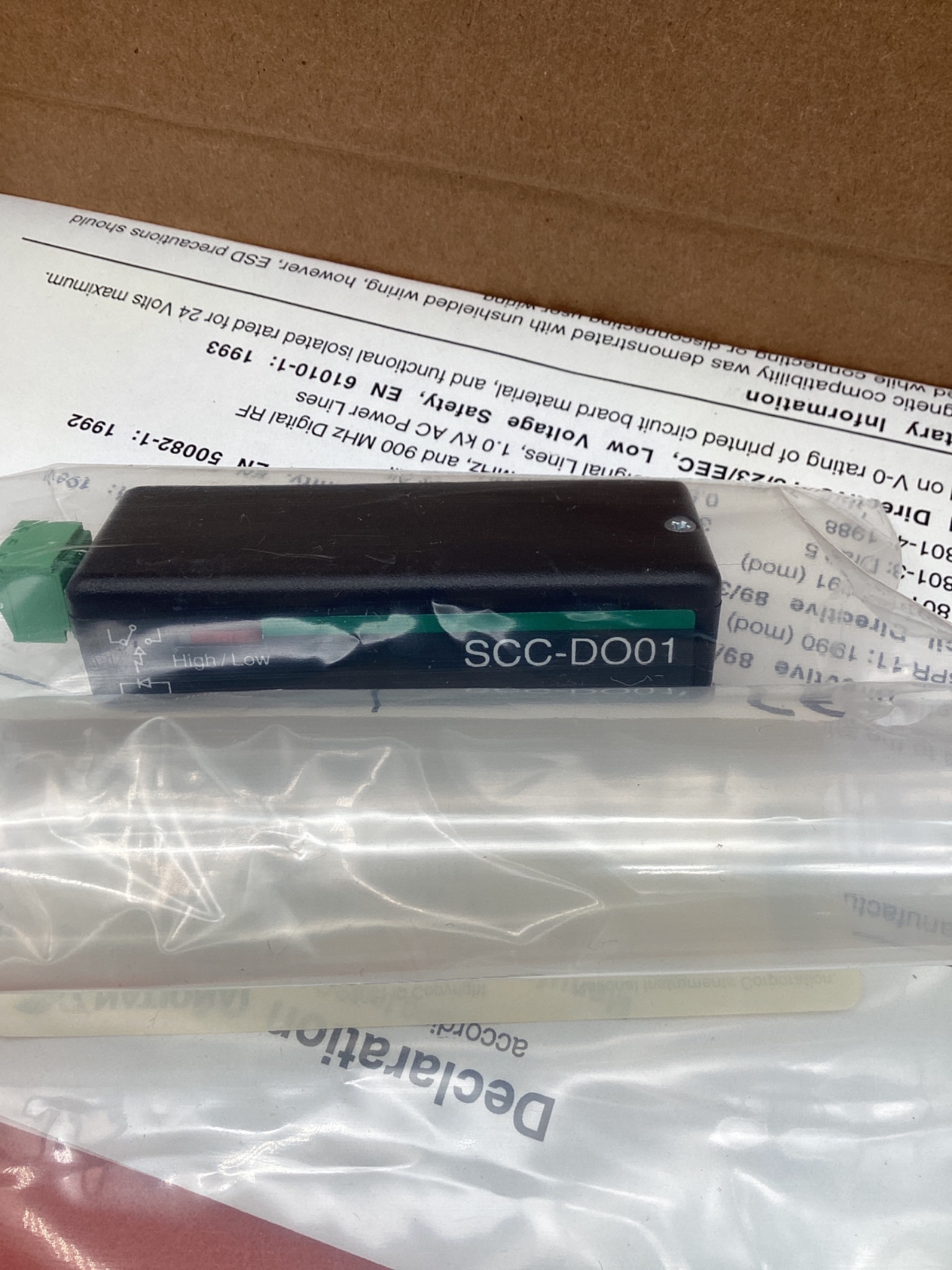 NATIONAL INSTRUMENTS SCC-DO01 ISOLATED DIGITAL OUTPUT MODULE NEW 4