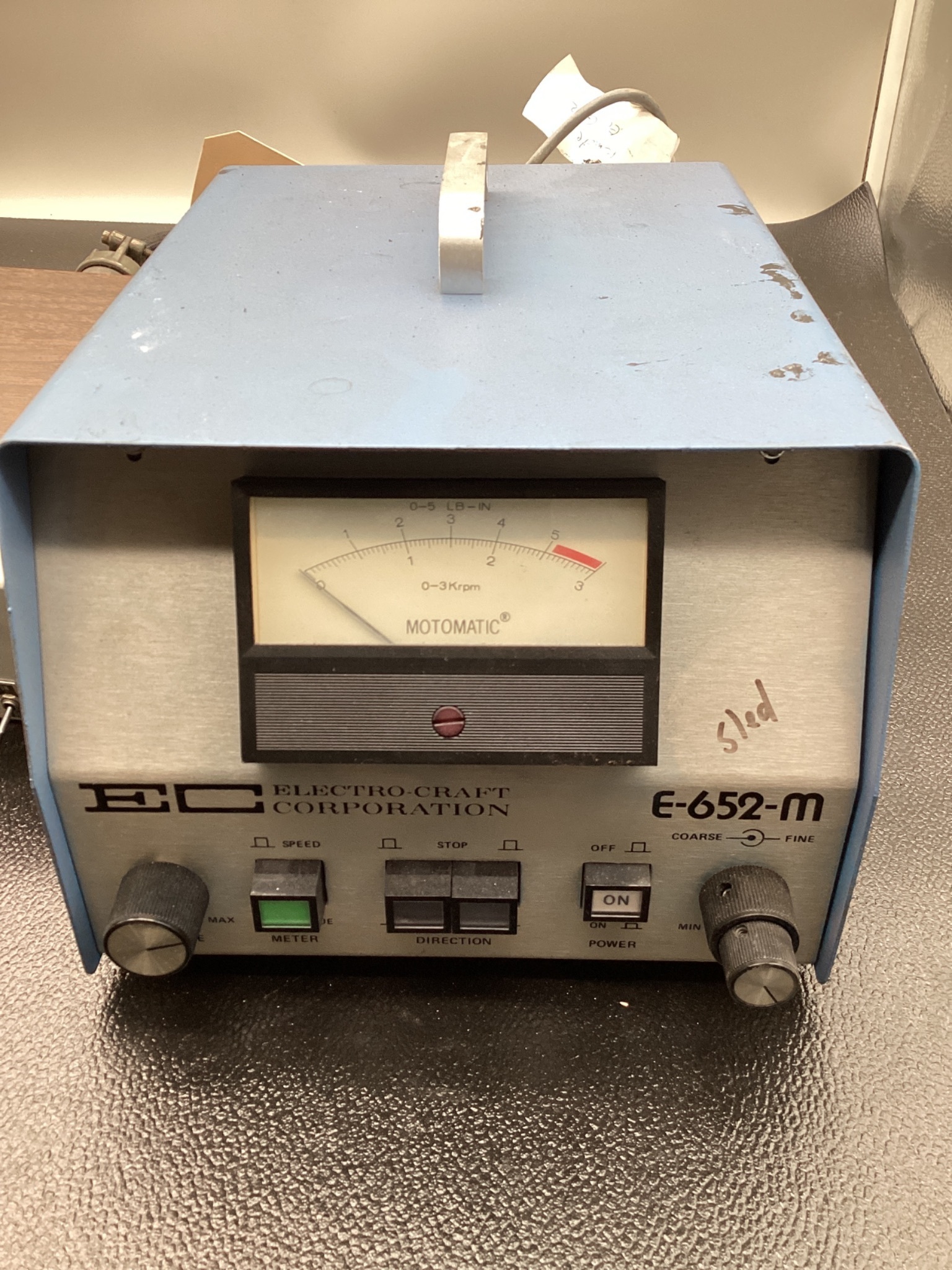 ELECTRO CRAFT CORP E-652-M SERVO AMPLIFIER DRIVE CONTROL USED 1