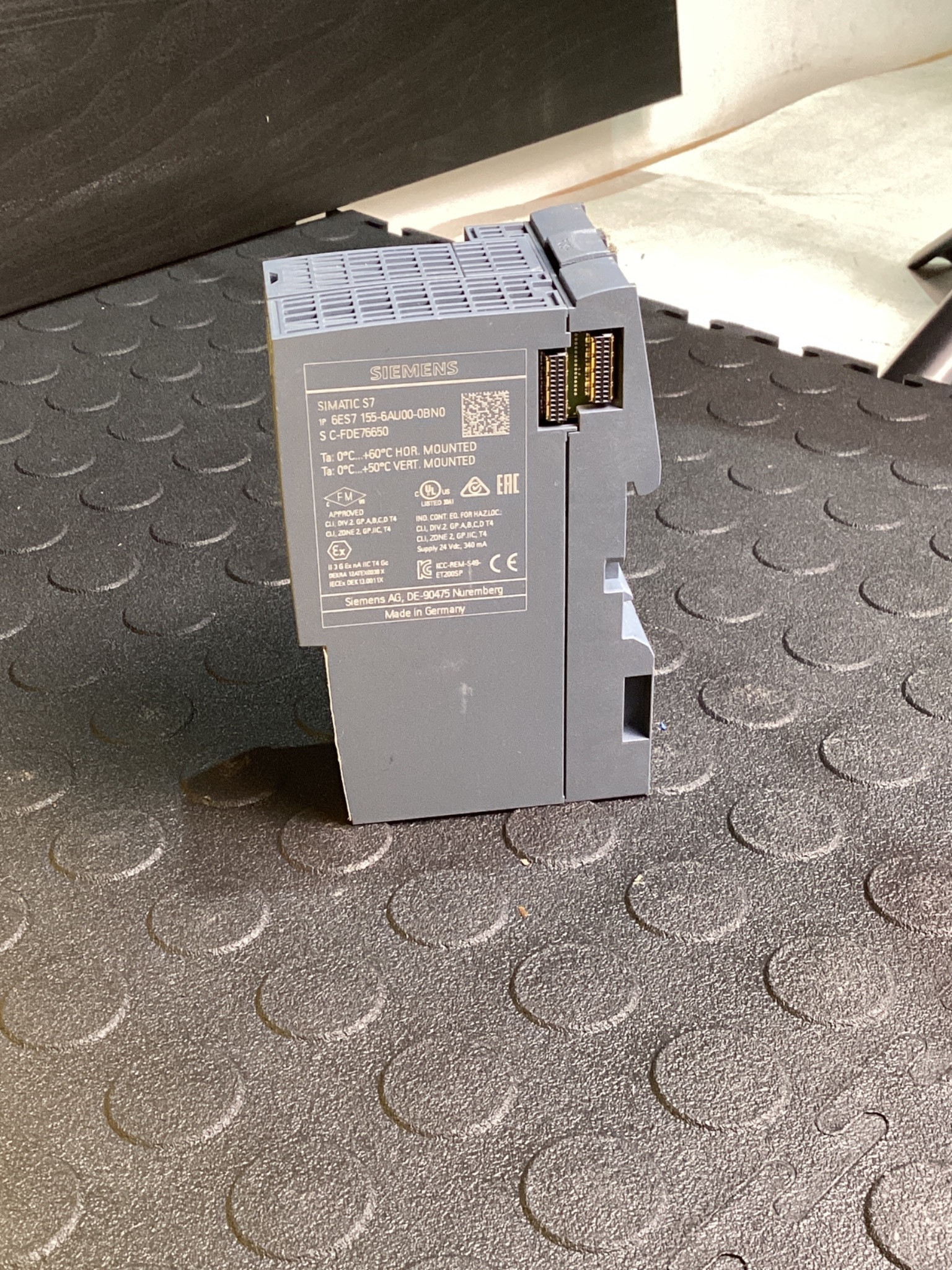 SIEMENS 6ES7 155-6AU00-0BN0 PROFINET INTERFACE MODULE USED 1
