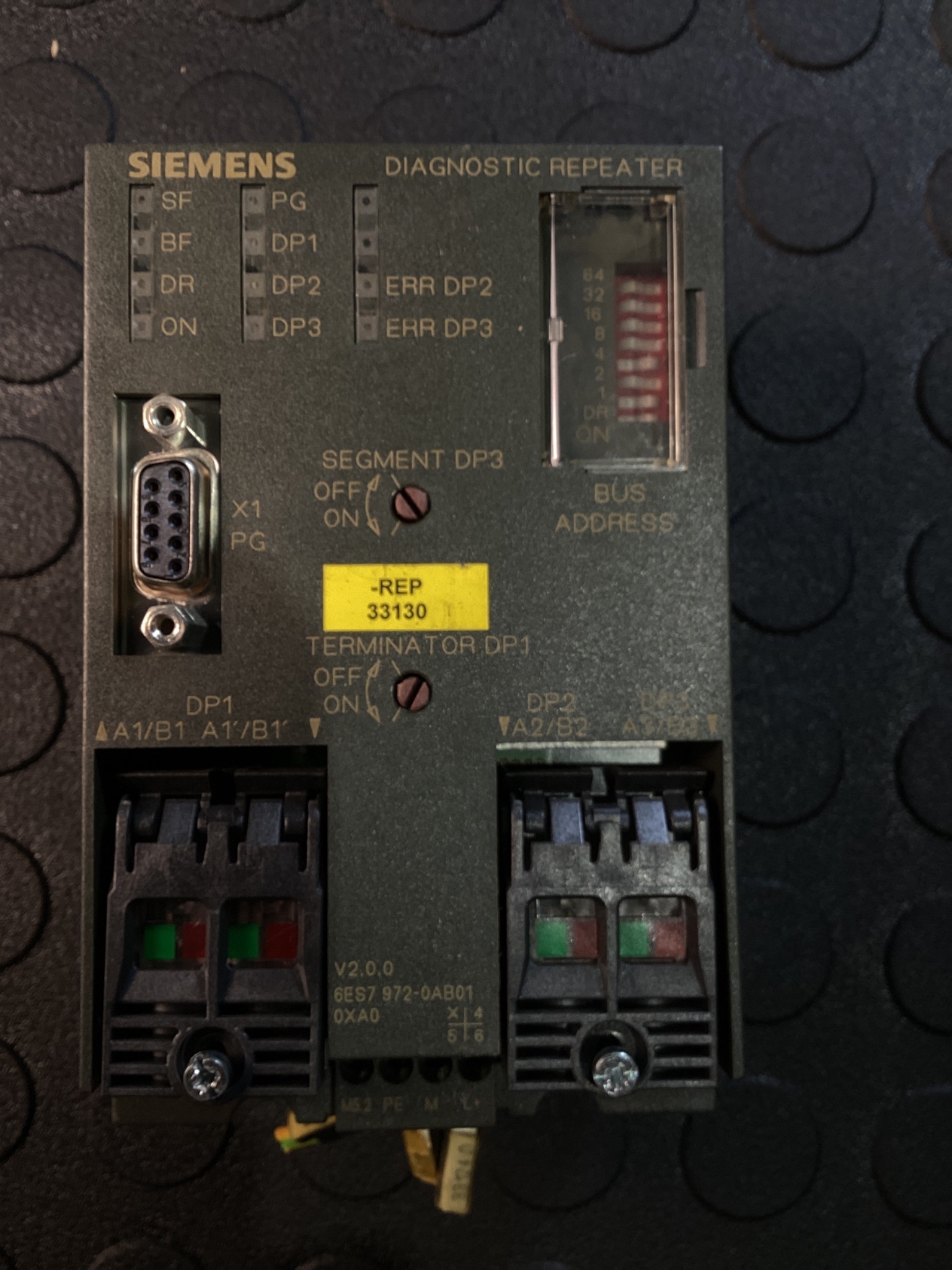 SIEMENS 6ES7 972-0AB01-0XA0 Simatic S7 Diagnostic Repeater USED 0