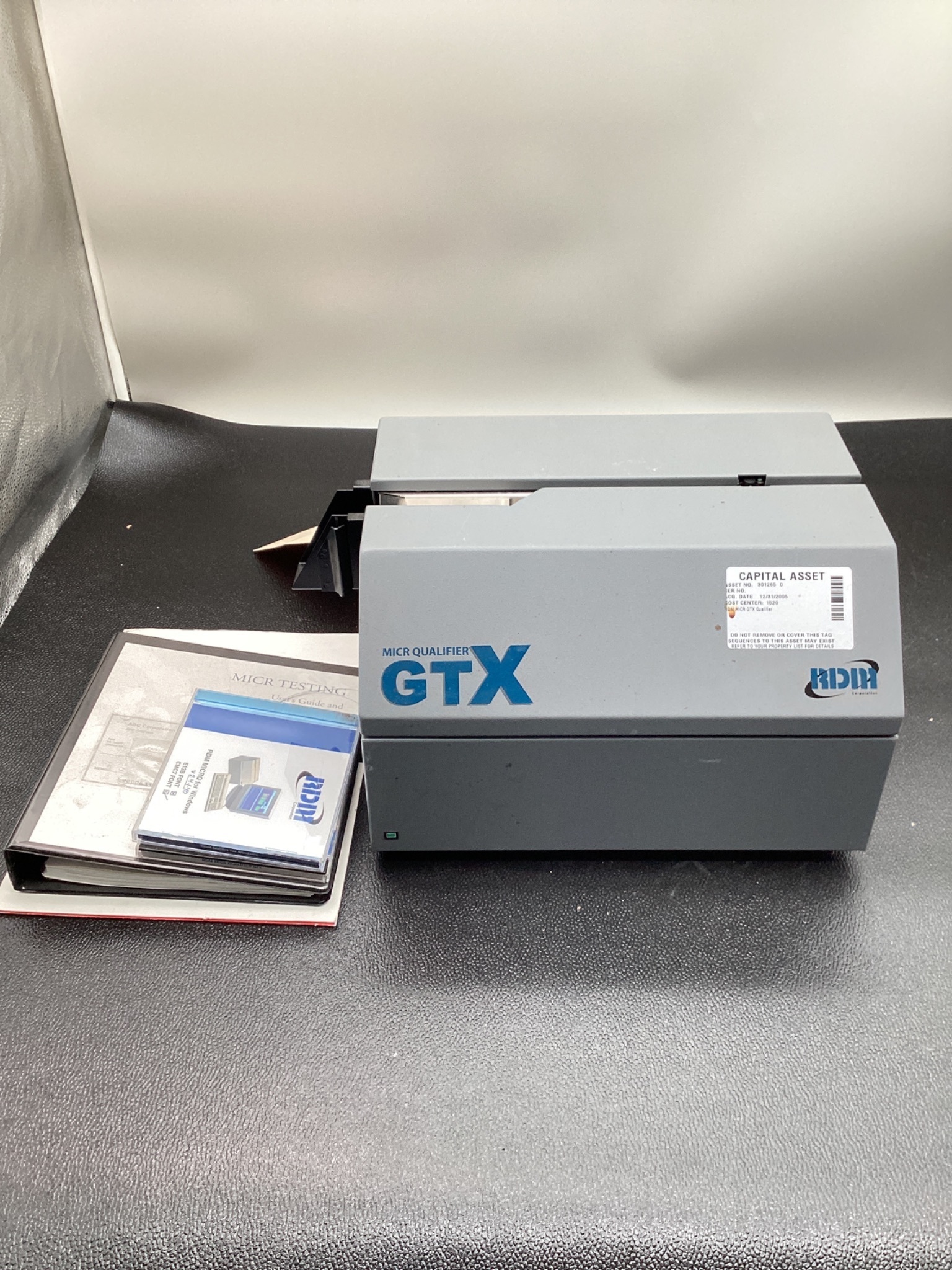 RDM 2553GE GTX MICR QUALIFIER CHECK READER USED 0