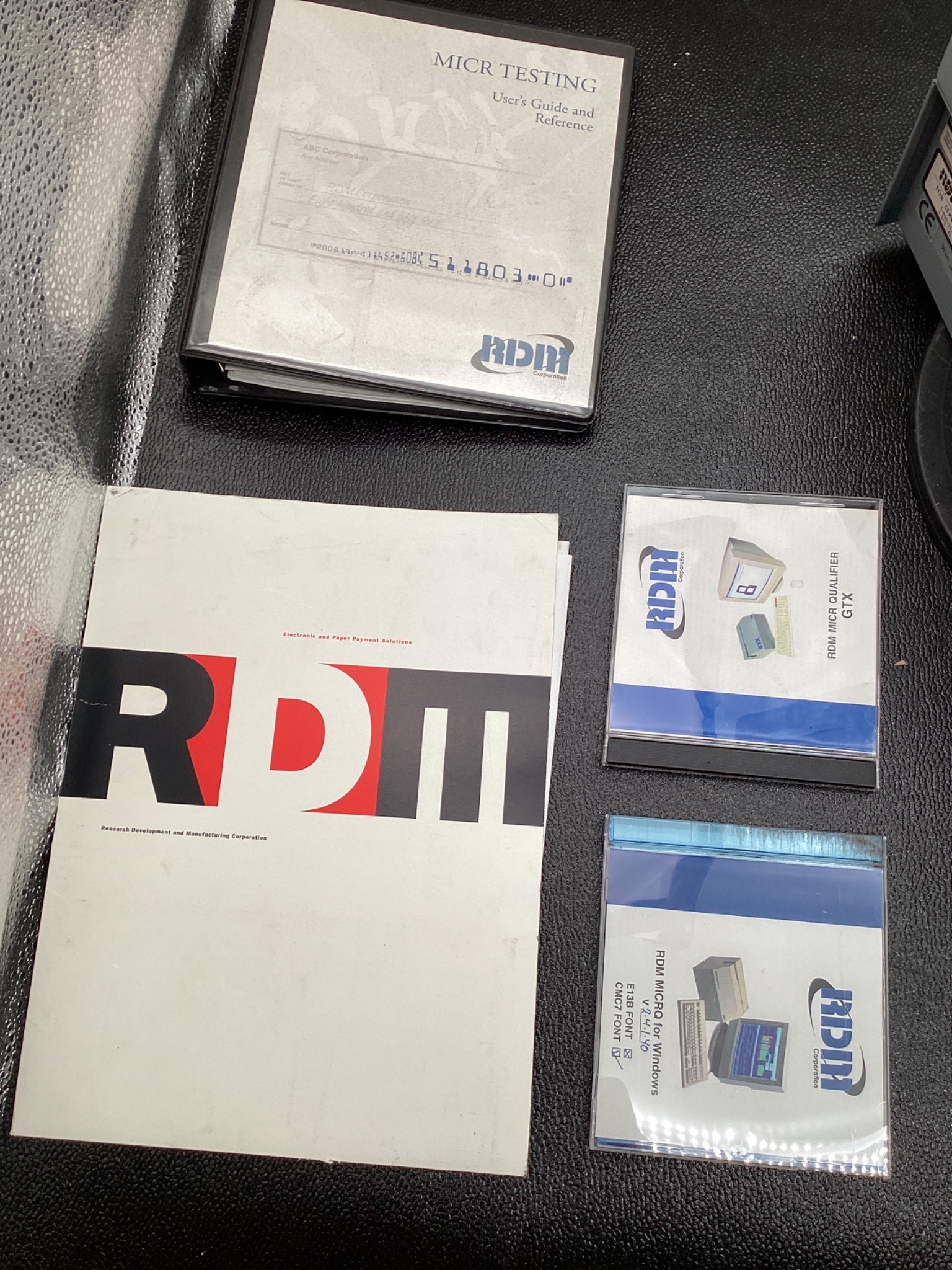 RDM 2553GE GTX MICR QUALIFIER CHECK READER USED 7