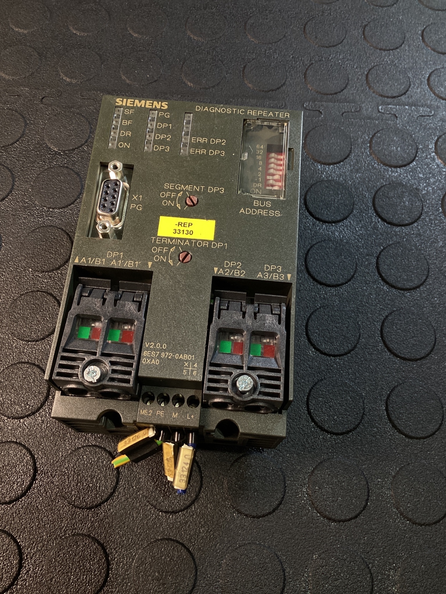 SIEMENS 6ES7 972-0AB01-0XA0 Simatic S7 Diagnostic Repeater USED 2
