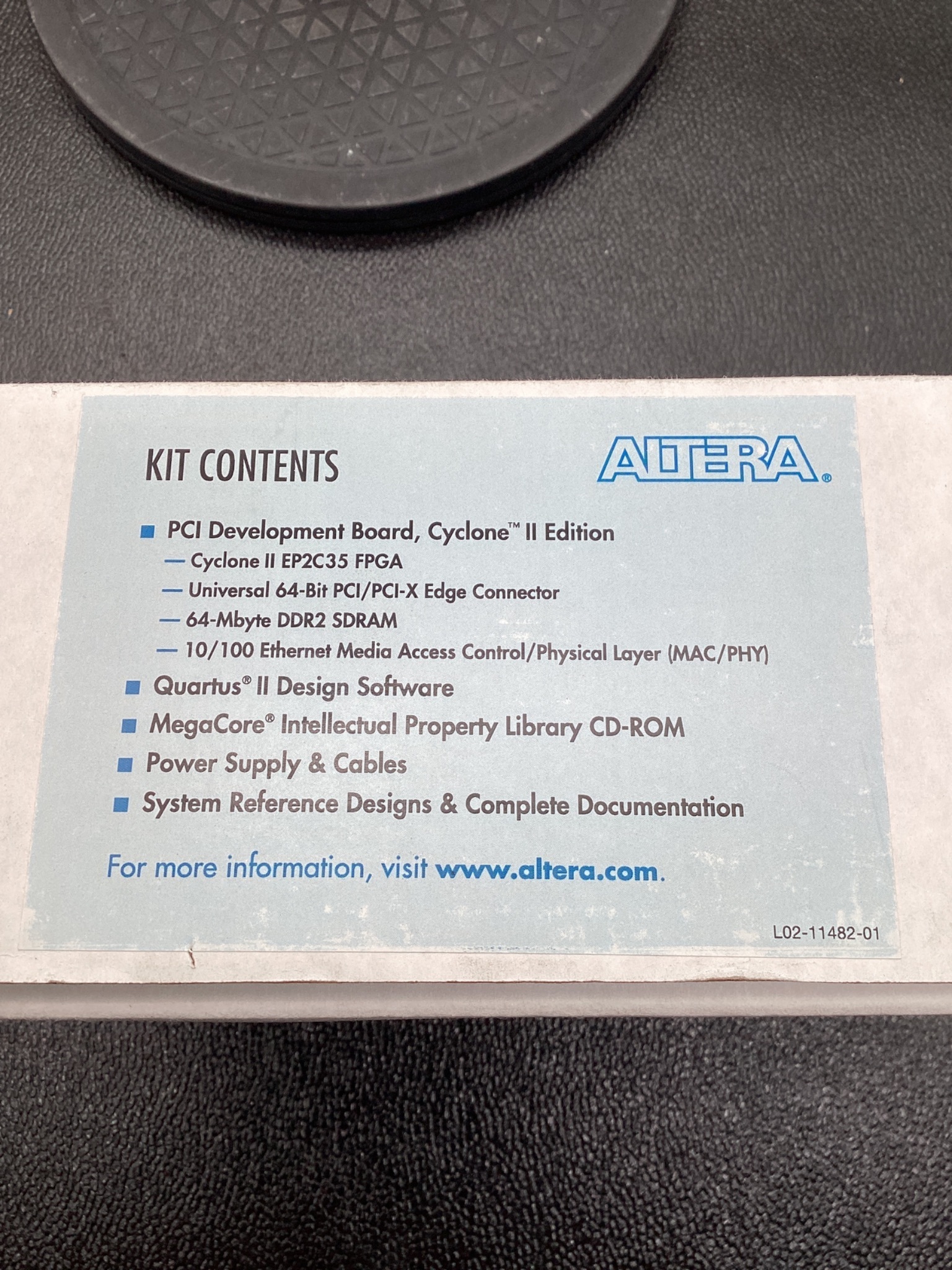 ALTERA CYCLONE II FPGA Starter Development Kit DK-PCI-2C35N-0A NEW 5