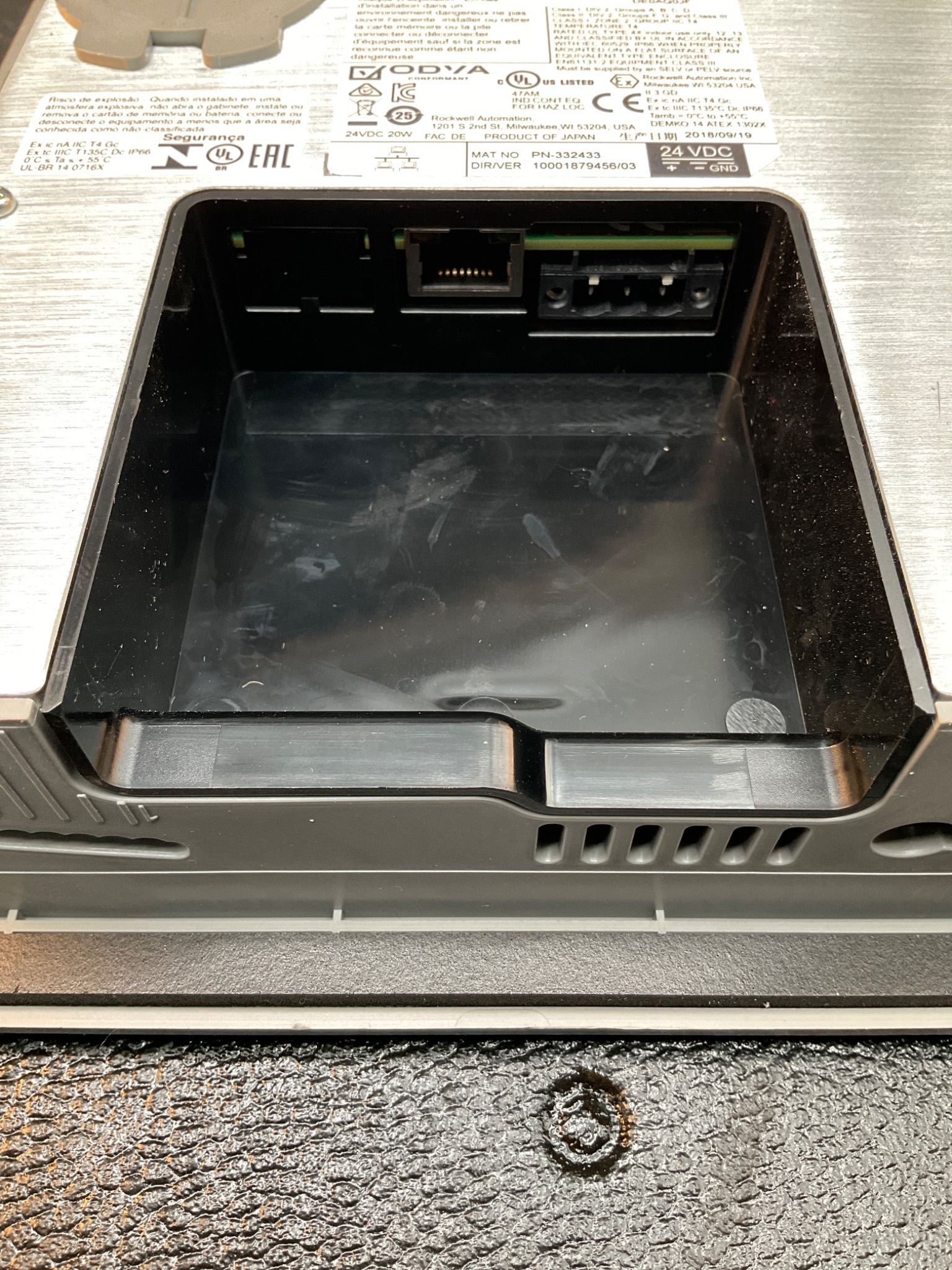 ALLEN BRADLEY 2711P-T10C21D8S PANELVIEW PLUS 7 10.4IN HMI USED 5