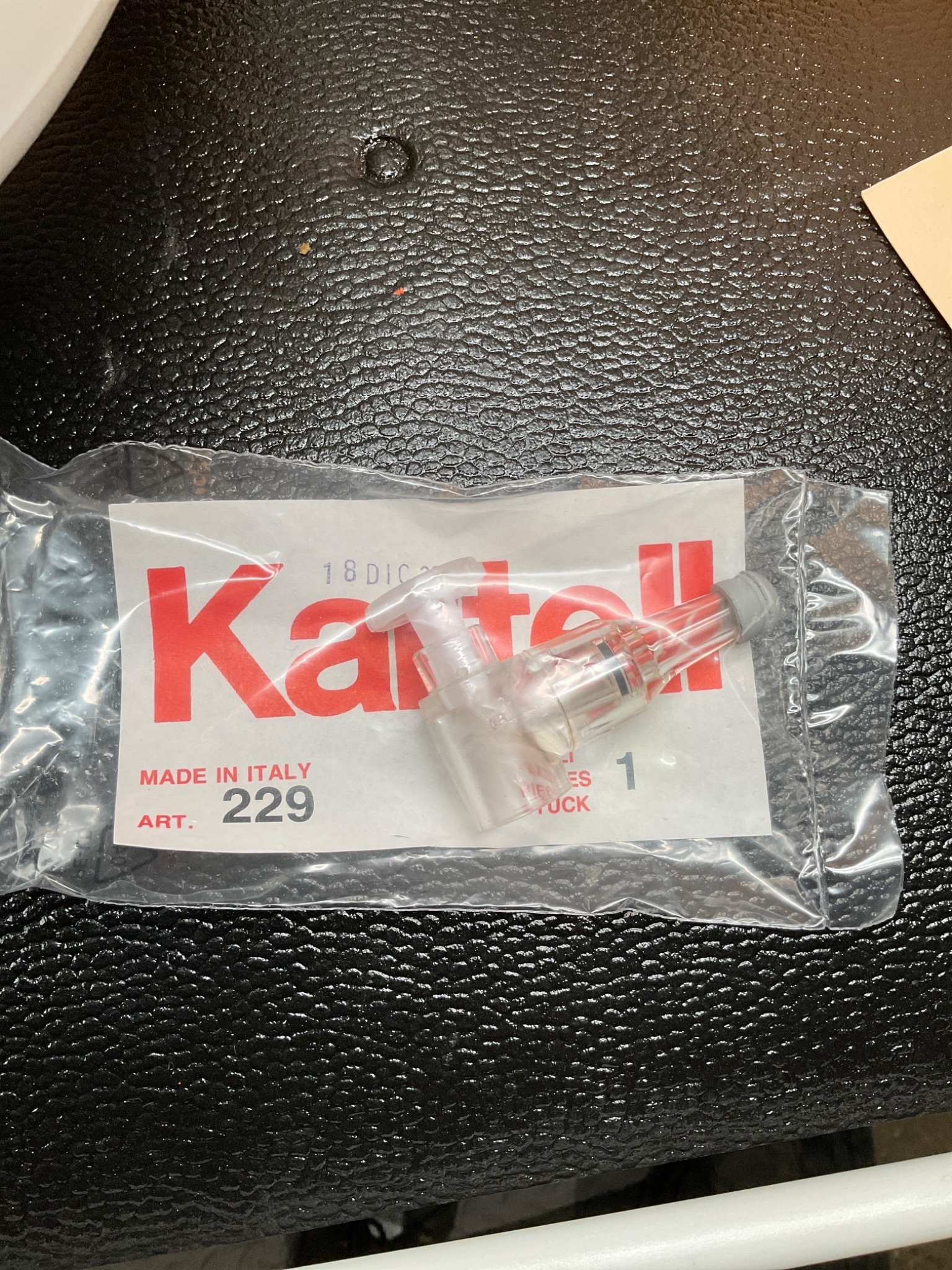 Kartell Desiccator Plastic Vacuum PC/PP 250mm 554 NEW 4