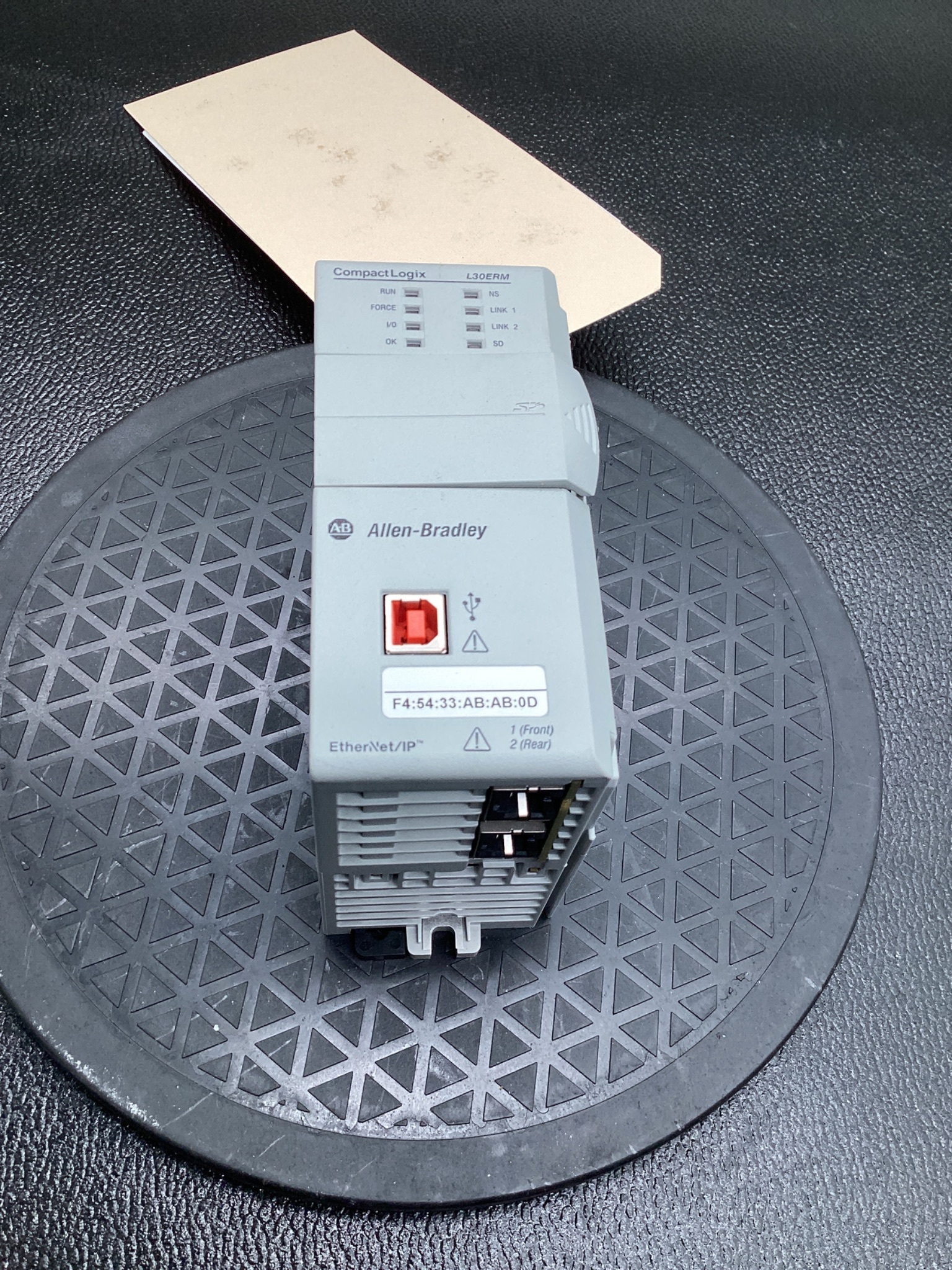 ALLEN BRADLEY 1769-L30ERM COMPACTLOGIX 1MB MOTION CONTROLLER USED 0
