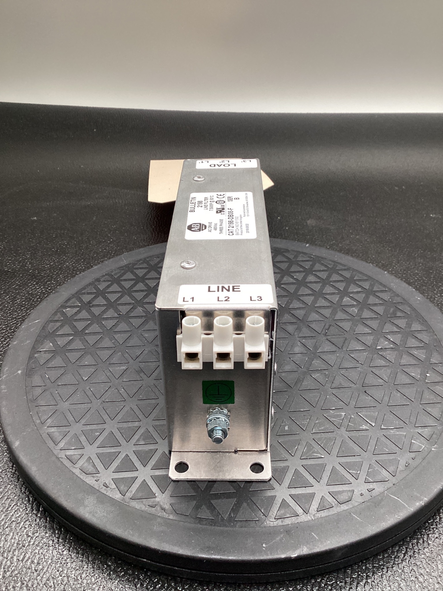 ALLEN BRADLEY 2198-DB08-F KINETIX 5500 8A AC LINE FILTER USED 1