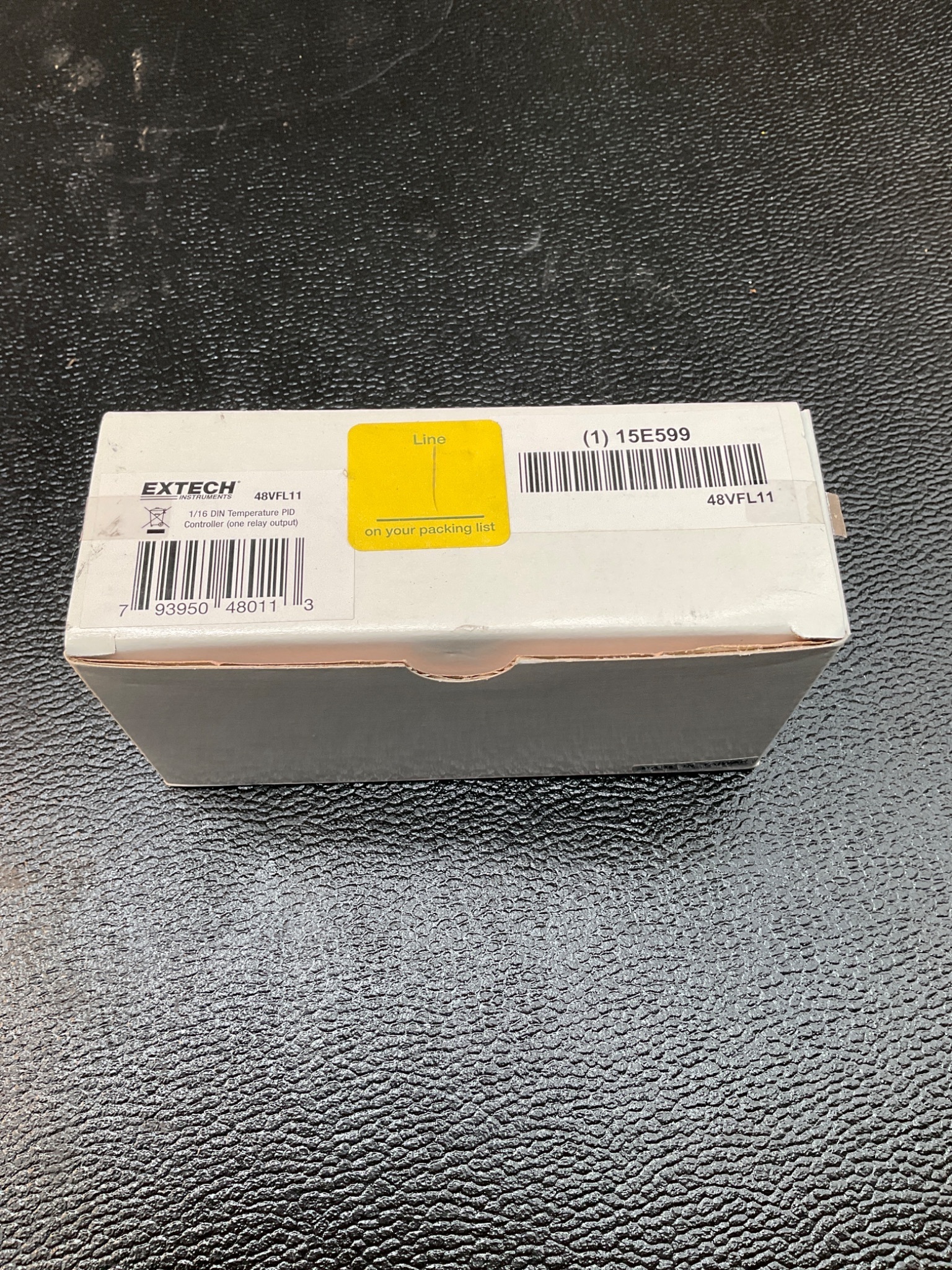 EXTECH 48VFL11 PID TEMPERATURE CONTROLLER 90–264VAC RELAY OUTPUT NEW 1