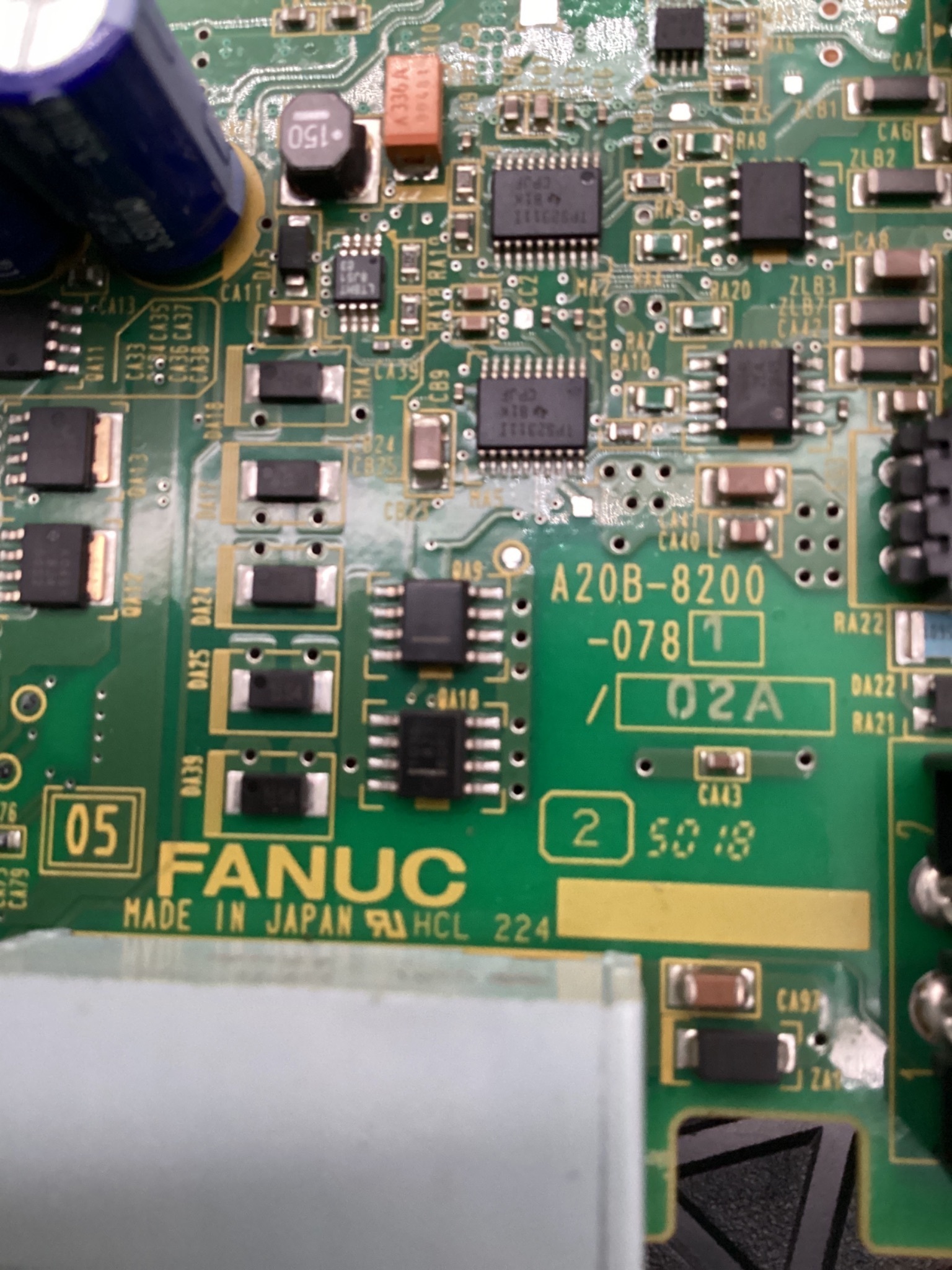 FANUC A20B-8200-0781 PANEL i POWER SUPPLY PCB CNC CONTROL USED 0