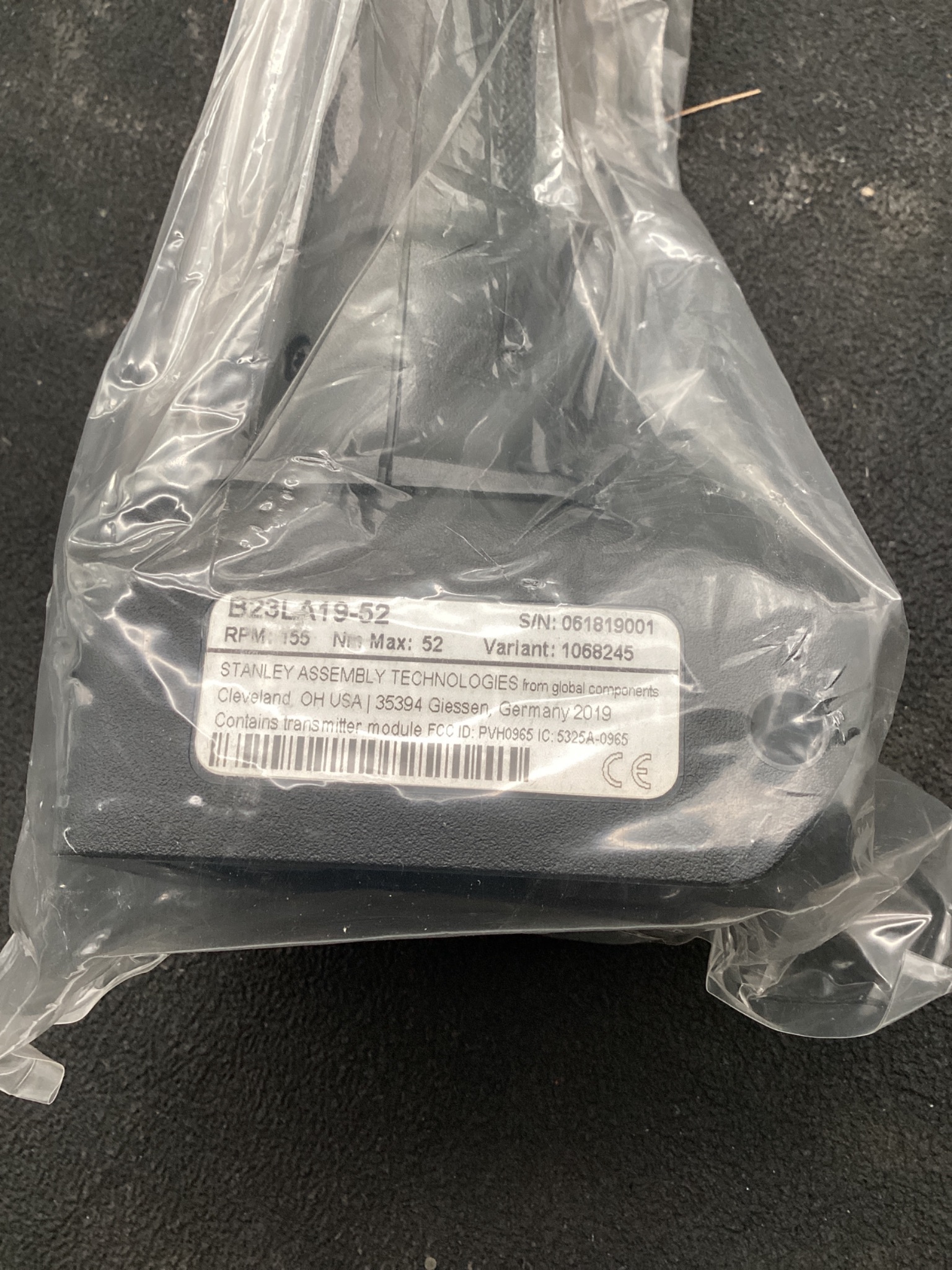 STANLEY B23LA19-52 CORDLESS RIGHT ANGLE NUTRUNNER NEW 3