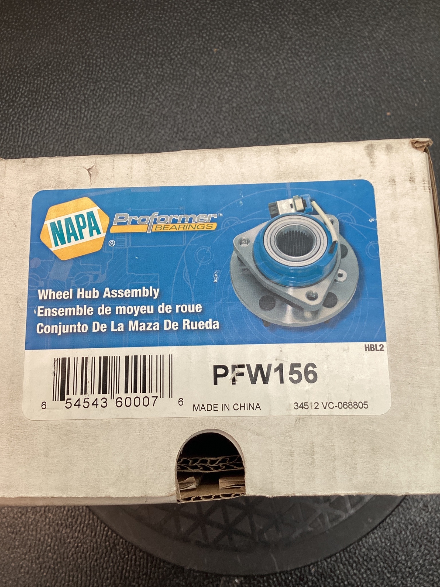 NAPA PFW156 PROFORMER SEALED WHEEL BEARING NEW 4
