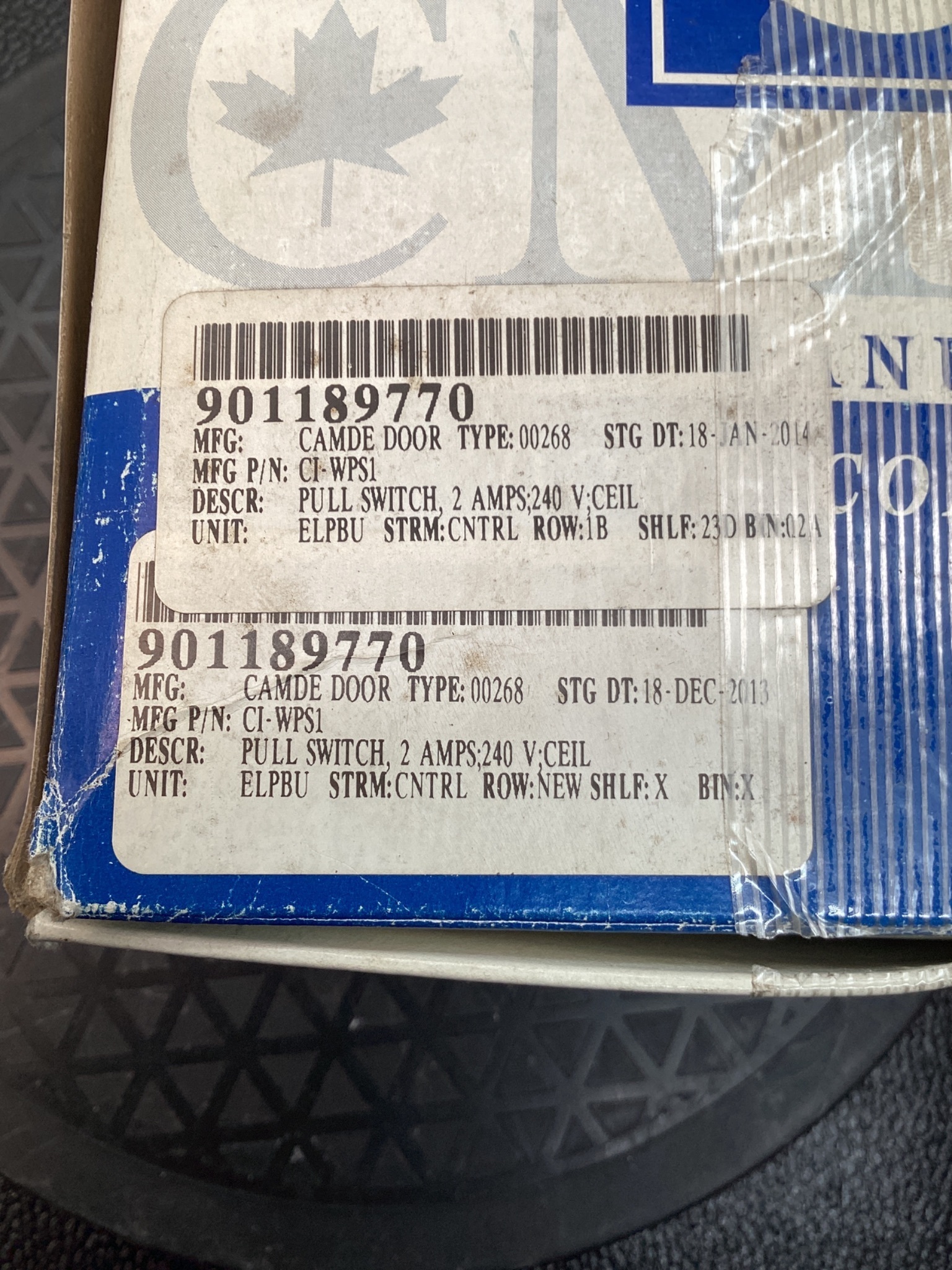 CAMDEN CI-WPS1 CEILING WALL PULL SWITCH NEW 7
